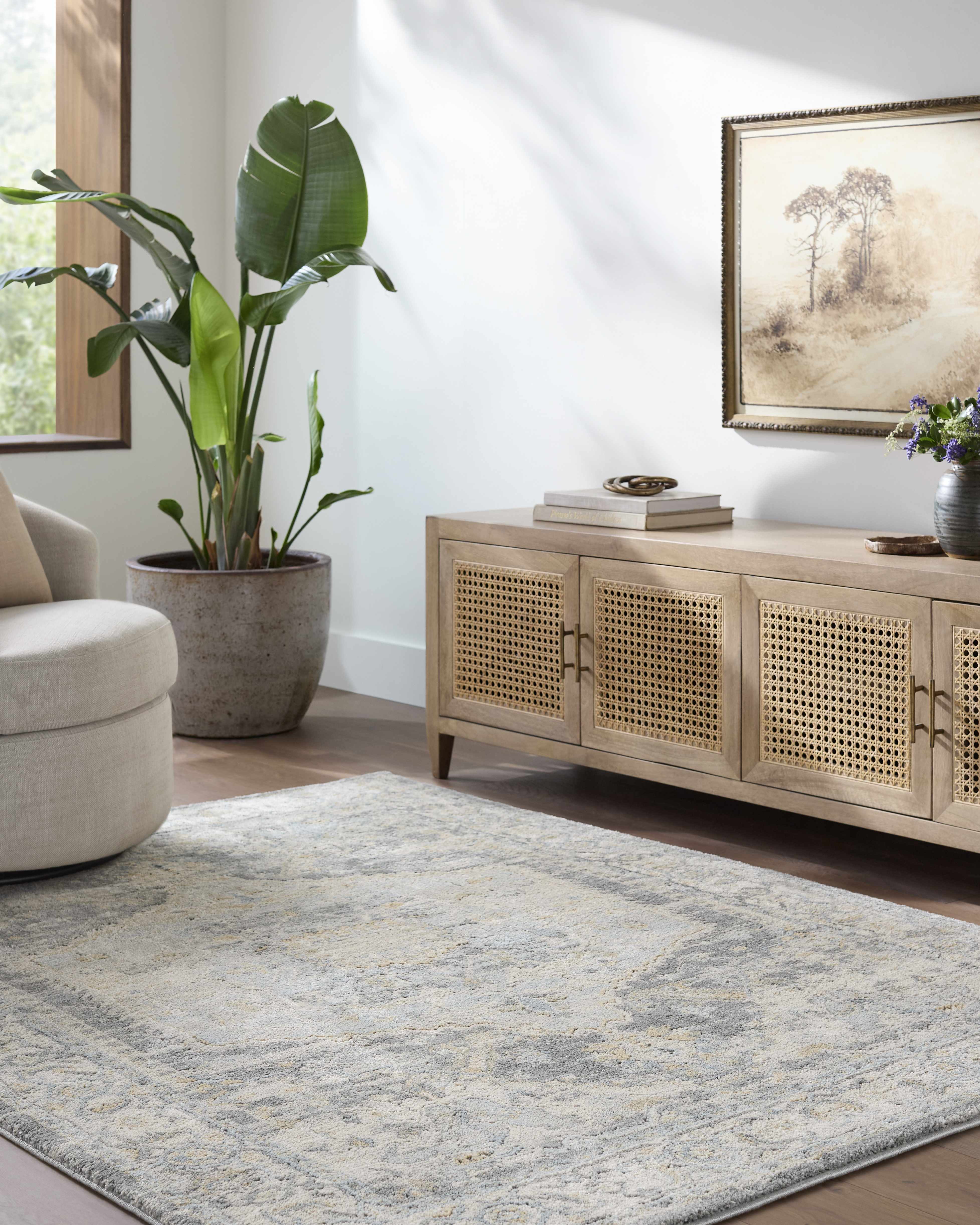 Vaeda Blue Thick Luxe Rug - Image 3