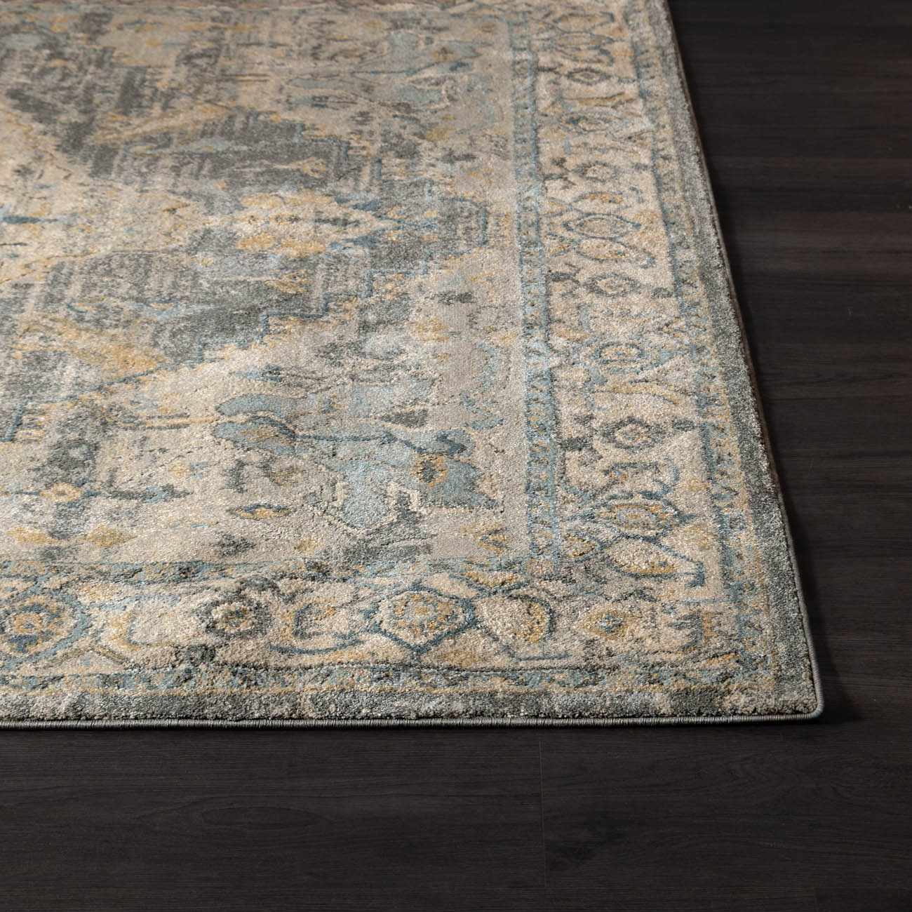 Vaeda Blue Thick Luxe Rug - Image 5