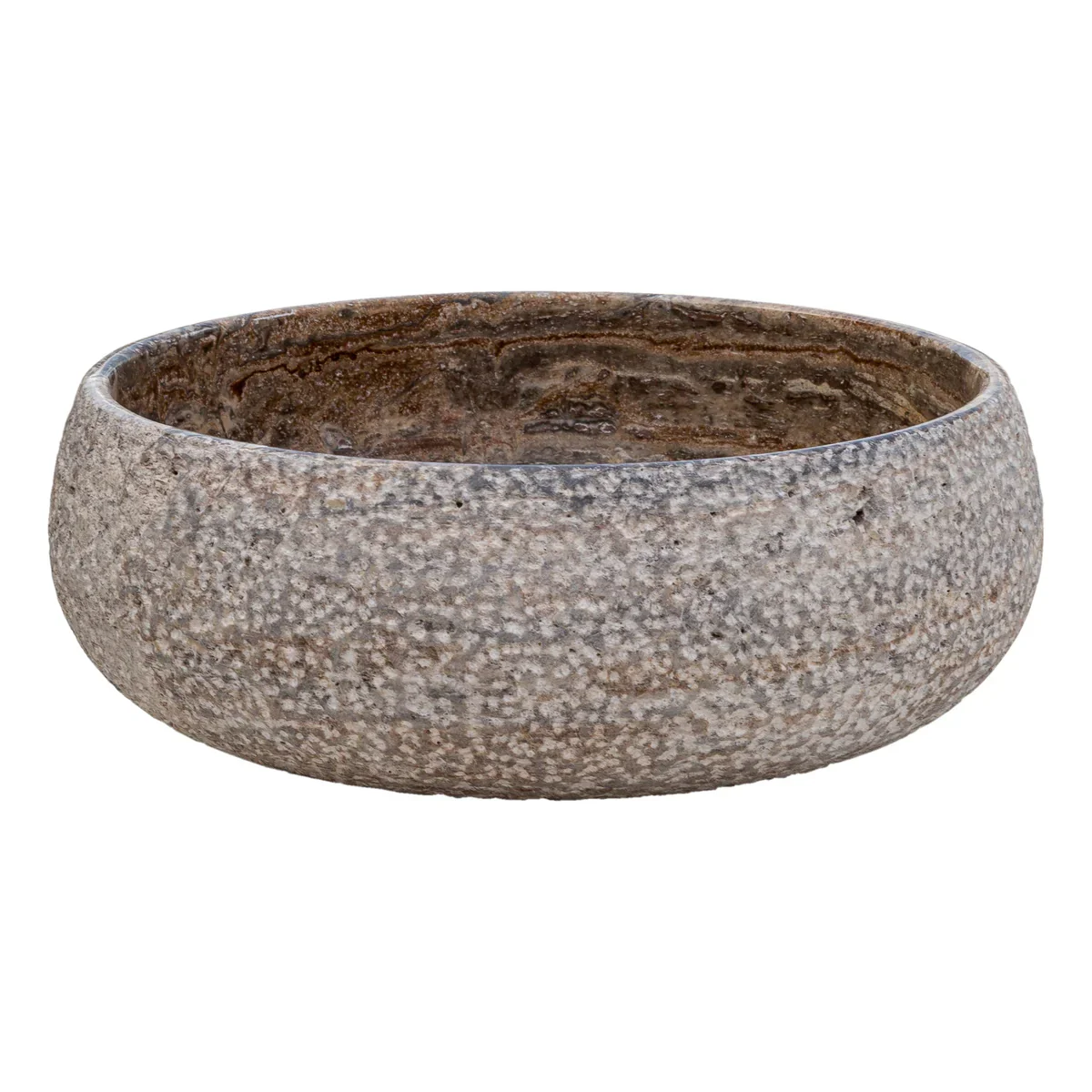 Valencia Travertine Above Vanity Bathroom Sink Rustic Sand-blasted (D)16" (H)6"-In Stock - Image 4