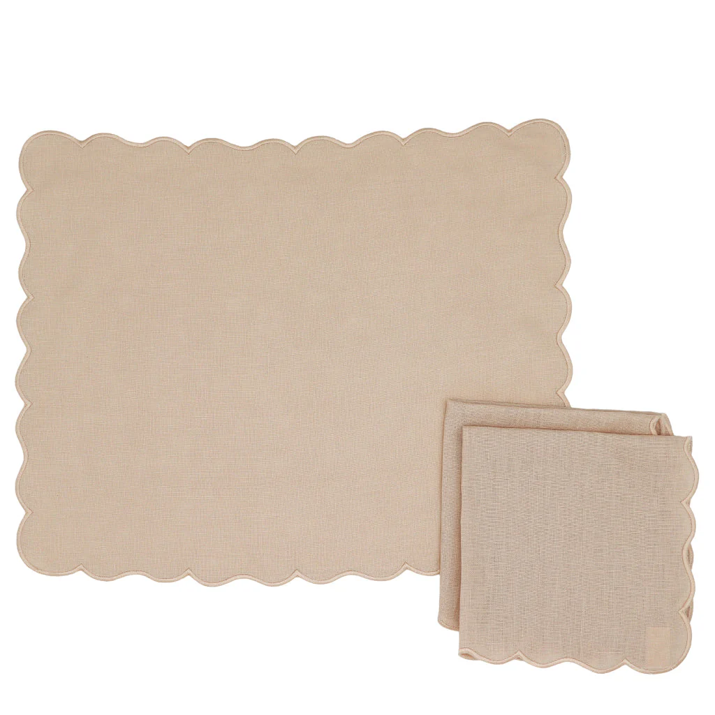 Vanilla Swirl Placemat - Set of 4 - Image 2