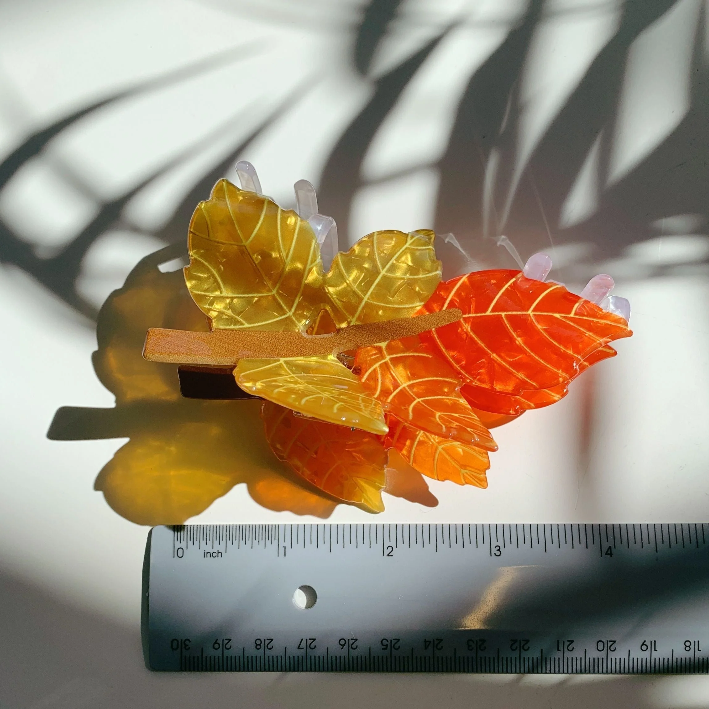 Velvet Claws Autumn Leaf Hair Clip - Image 10
