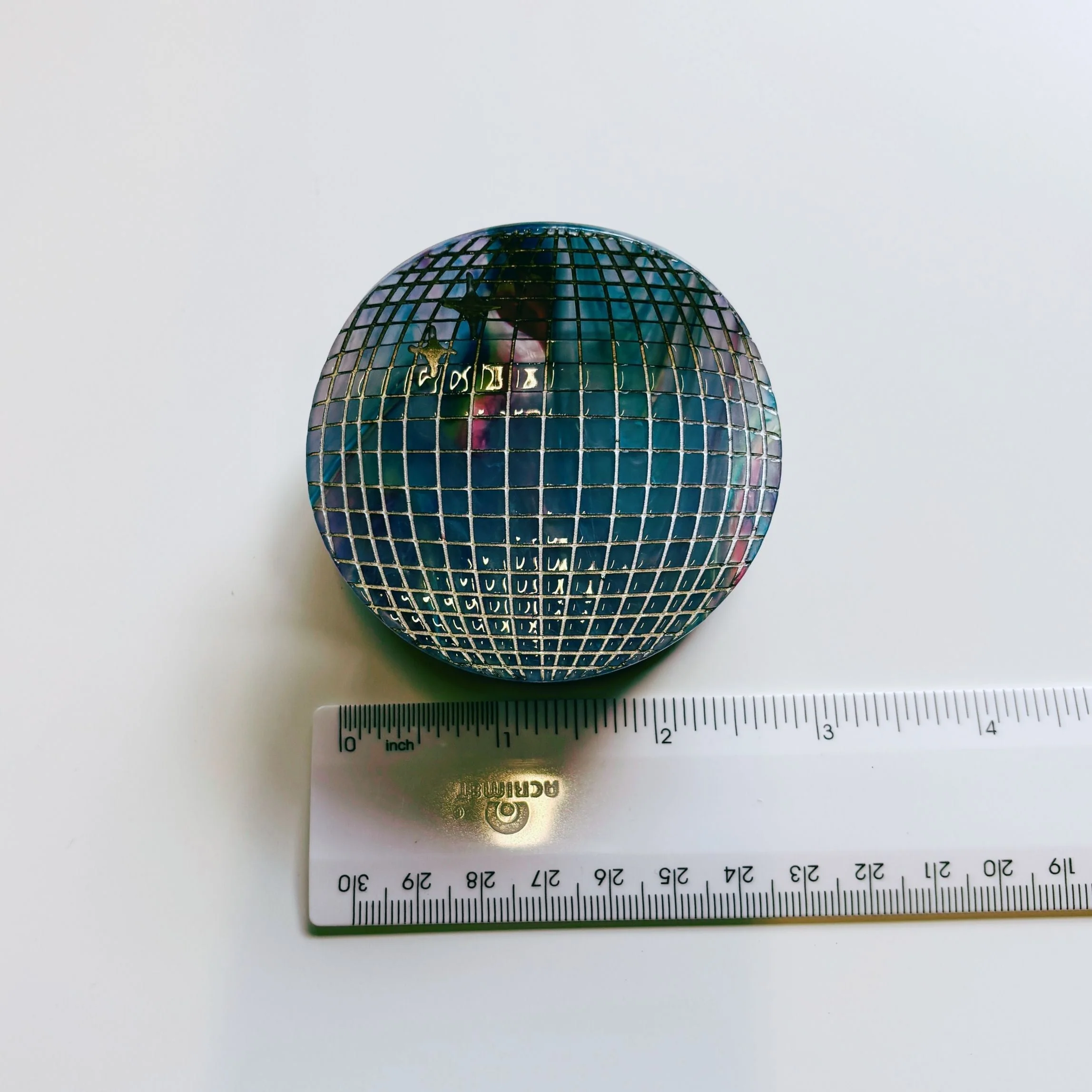 Velvet Claws Disco Ball Hair Clip | 70s Retro Claw Clip - Image 12