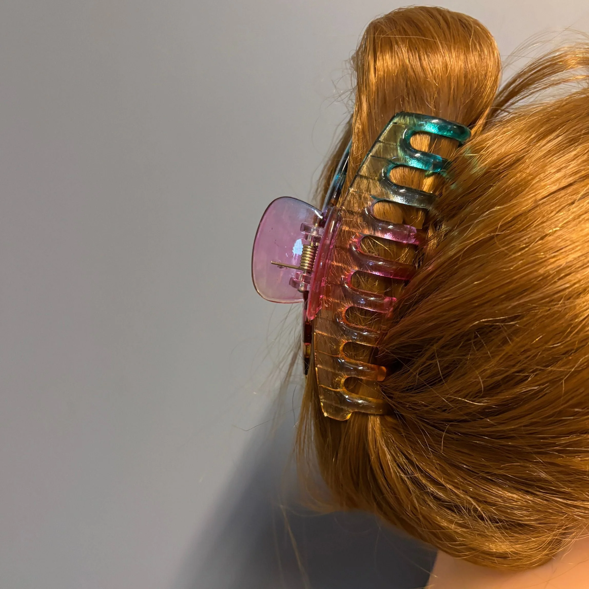 Velvet Claws Hair Claw | The Lobster in Glossy Translucent Rainbow - Image 2