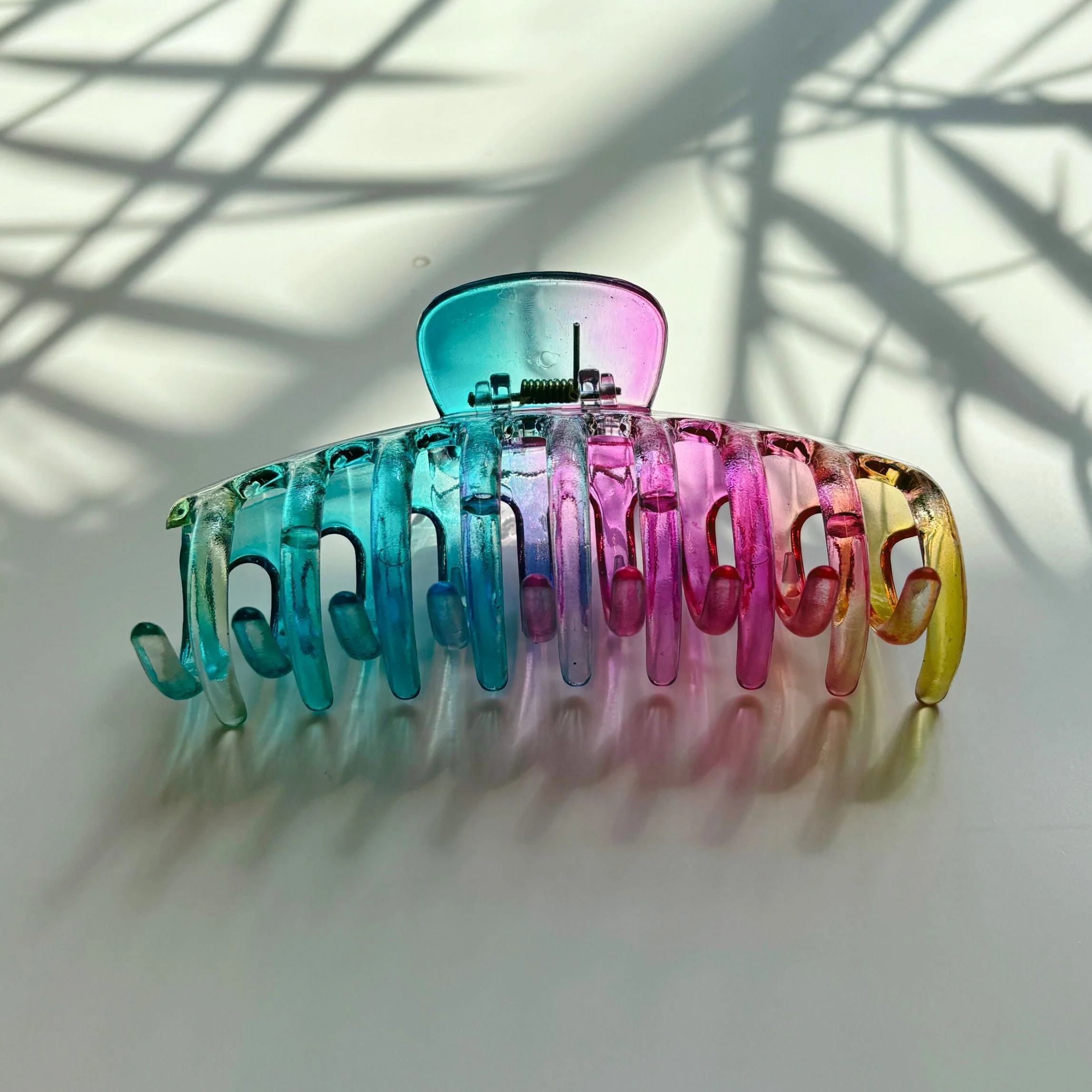 Velvet Claws Hair Claw | The Lobster in Glossy Translucent Rainbow - Image 5