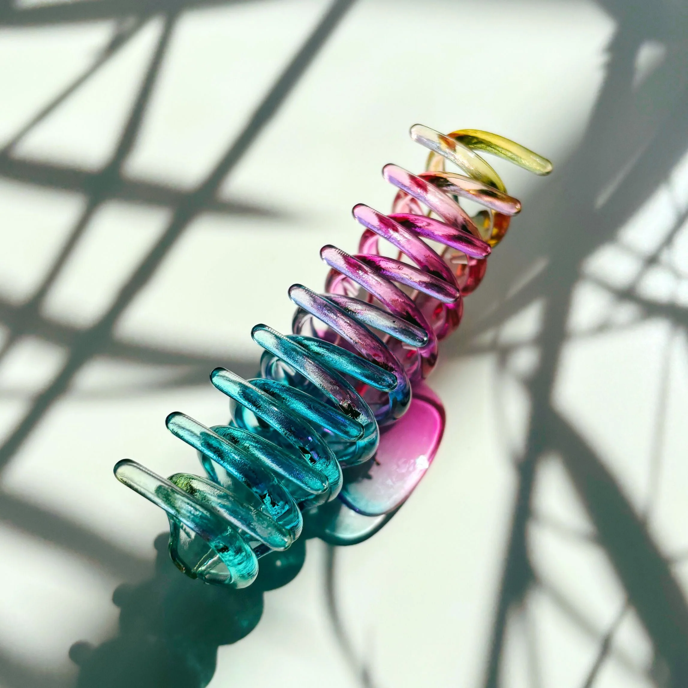 Velvet Claws Hair Claw | The Lobster in Glossy Translucent Rainbow - Image 7