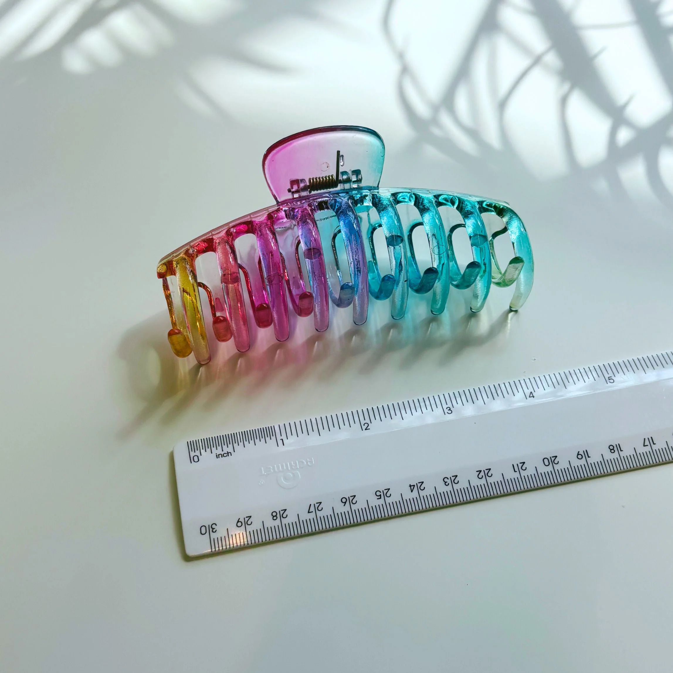 Velvet Claws Hair Claw | The Lobster in Glossy Translucent Rainbow - Image 9