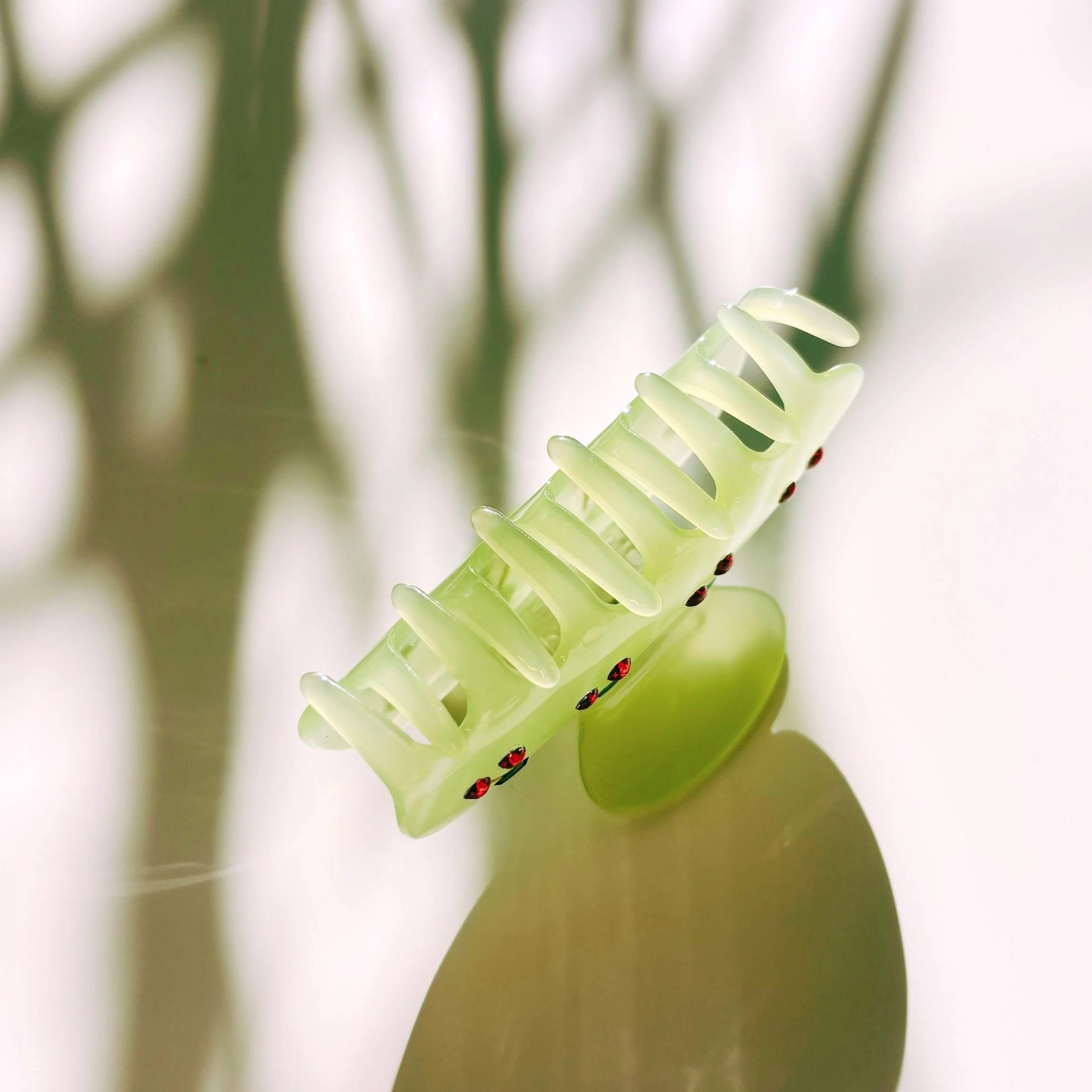 Velvet Claws Hair Clip | Cherries in Mint Ice - Image 7