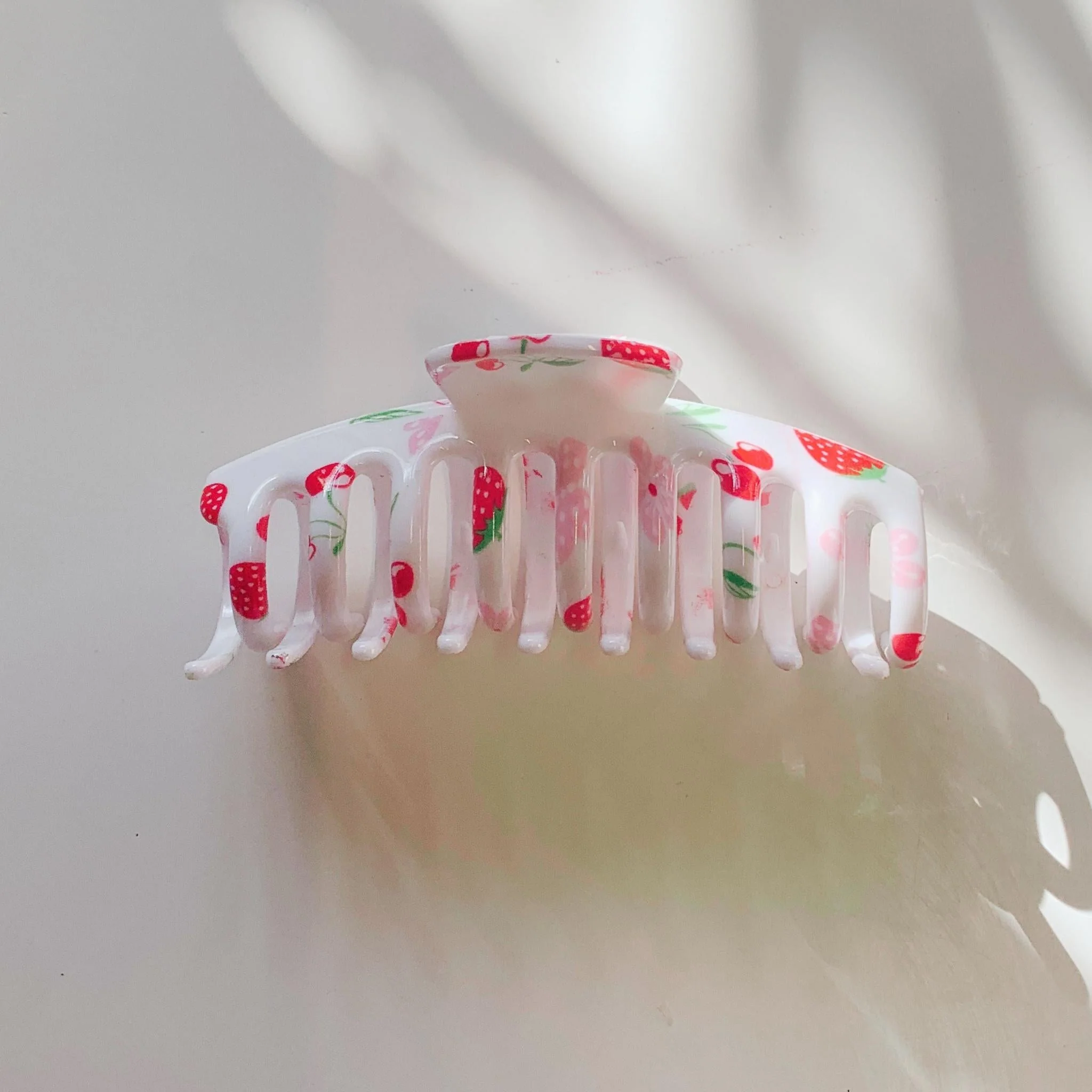 Velvet Claws Hair Clip | The Lobster in Sweet Strawberries - Image 2