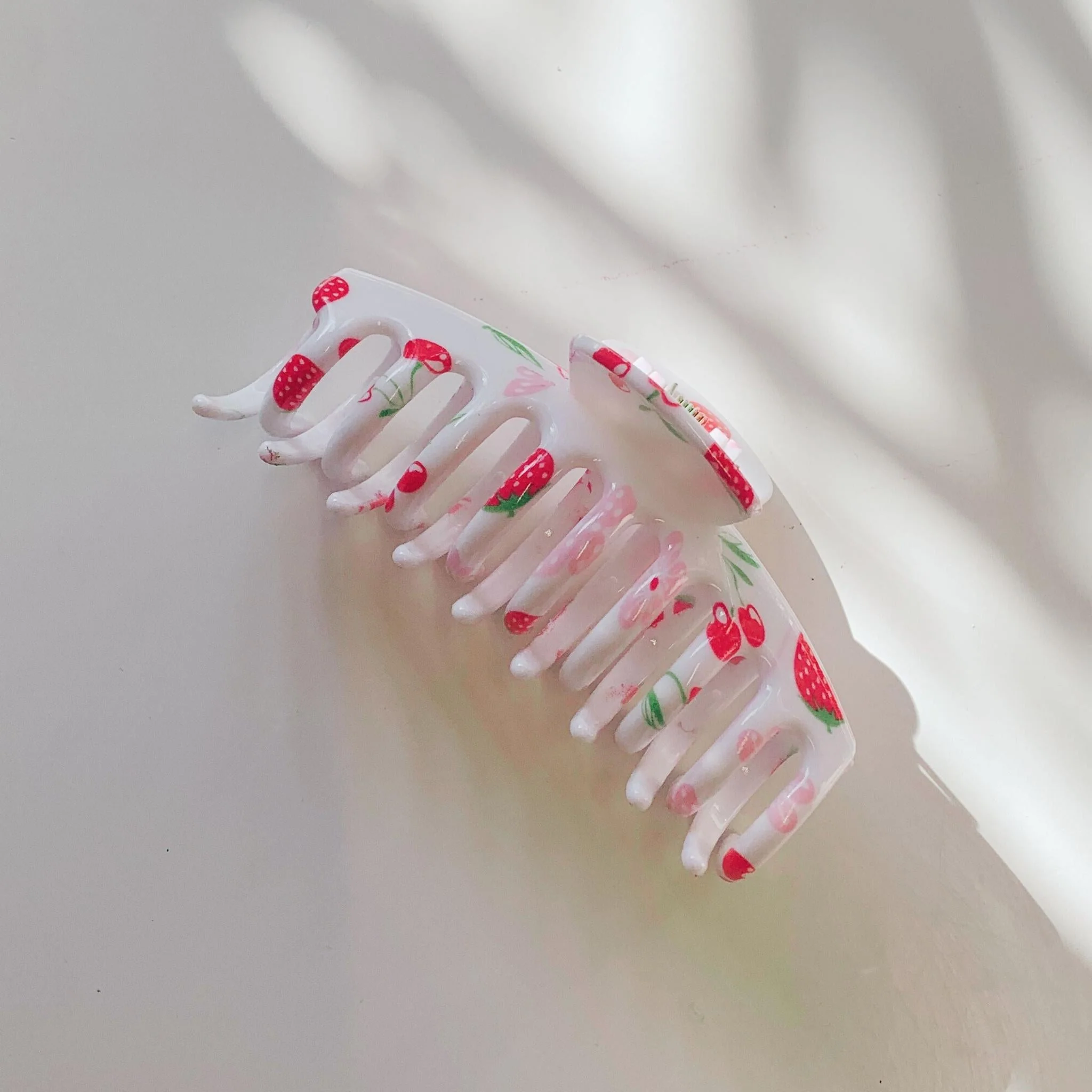 Velvet Claws Hair Clip | The Lobster in Sweet Strawberries - Image 5