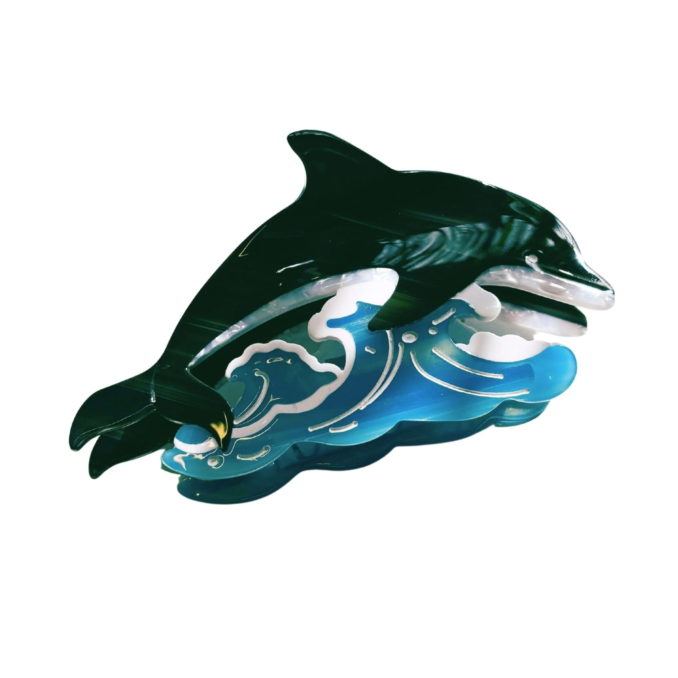 Velvet Claws Killer Whale Orca Hair Claw - Image 10