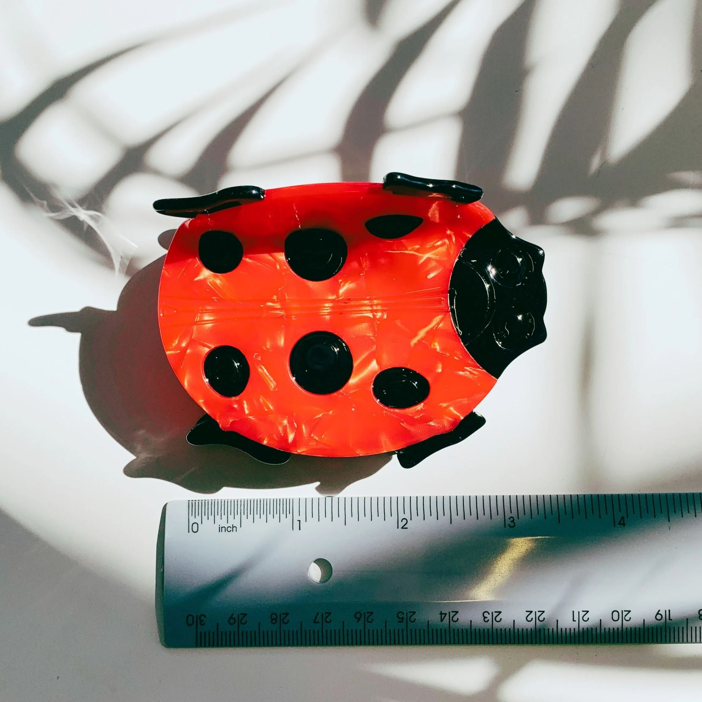 Velvet Claws Ladybug Hair Claw - Image 10