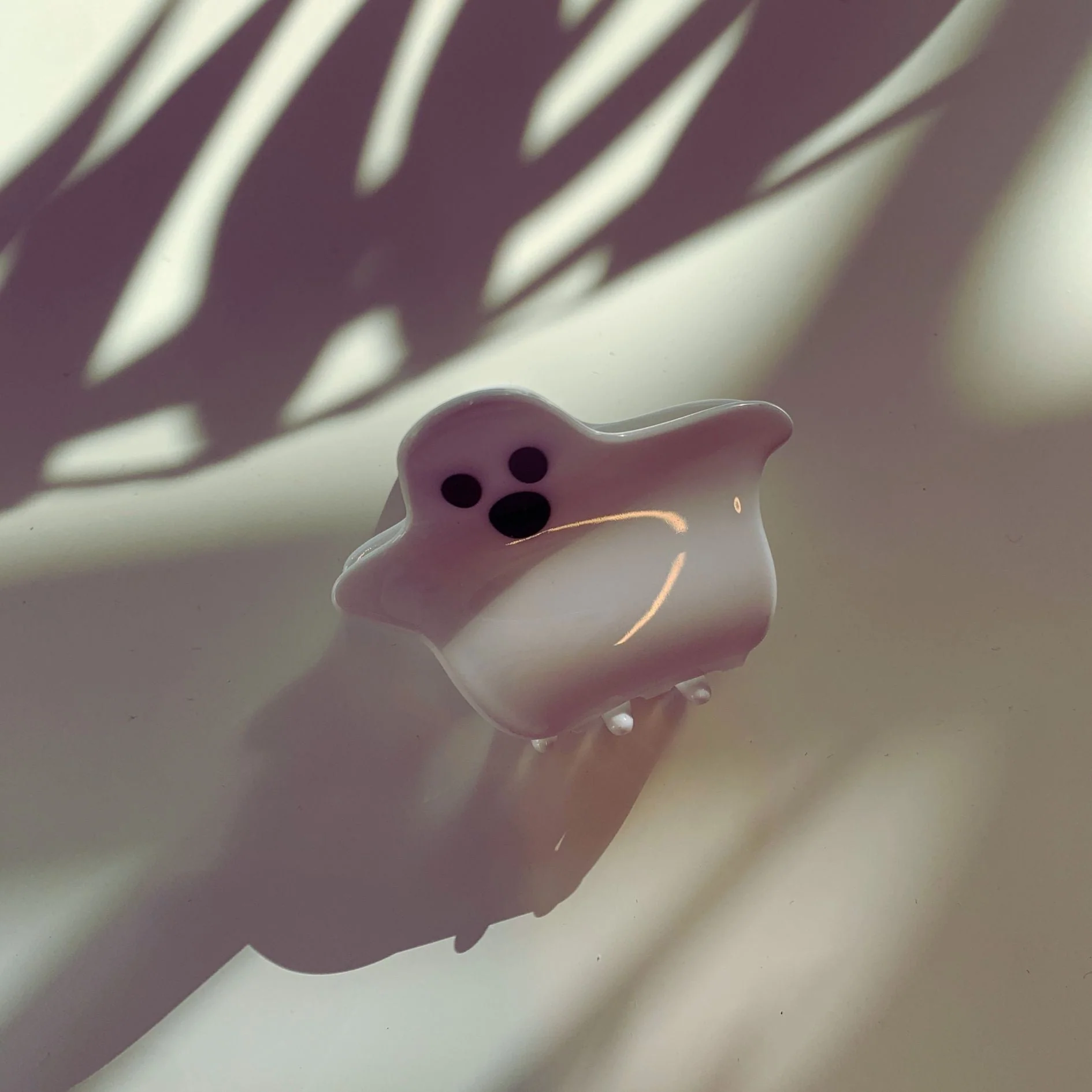 Velvet Claws Mini Hair Clip | Halloween Collection Baby Ghost Go Boo Hair Claw - Image 5