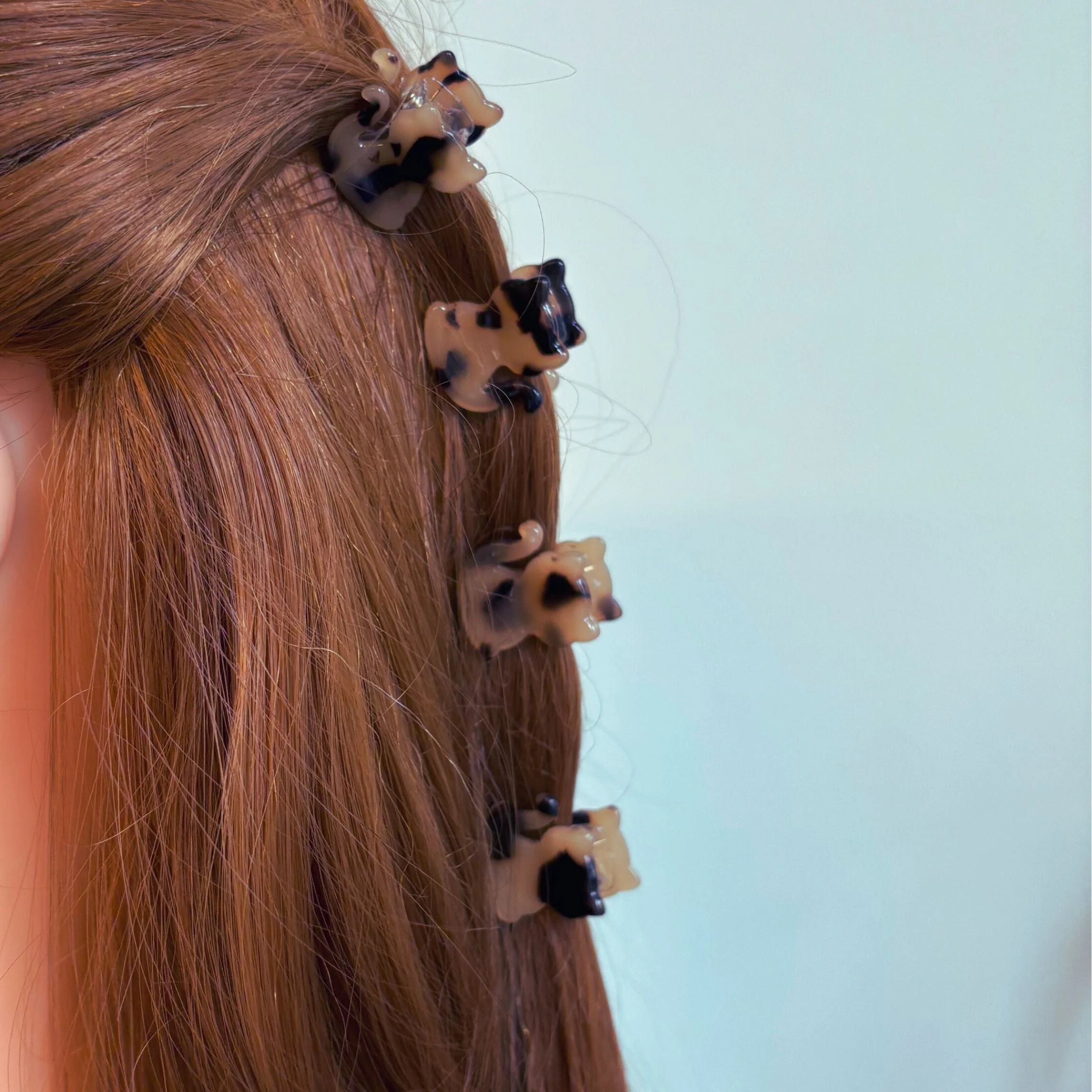 Velvet Claws Mini Kitty Claw Set of 4 Hair Claws | Hair Claw Clip - Image 2
