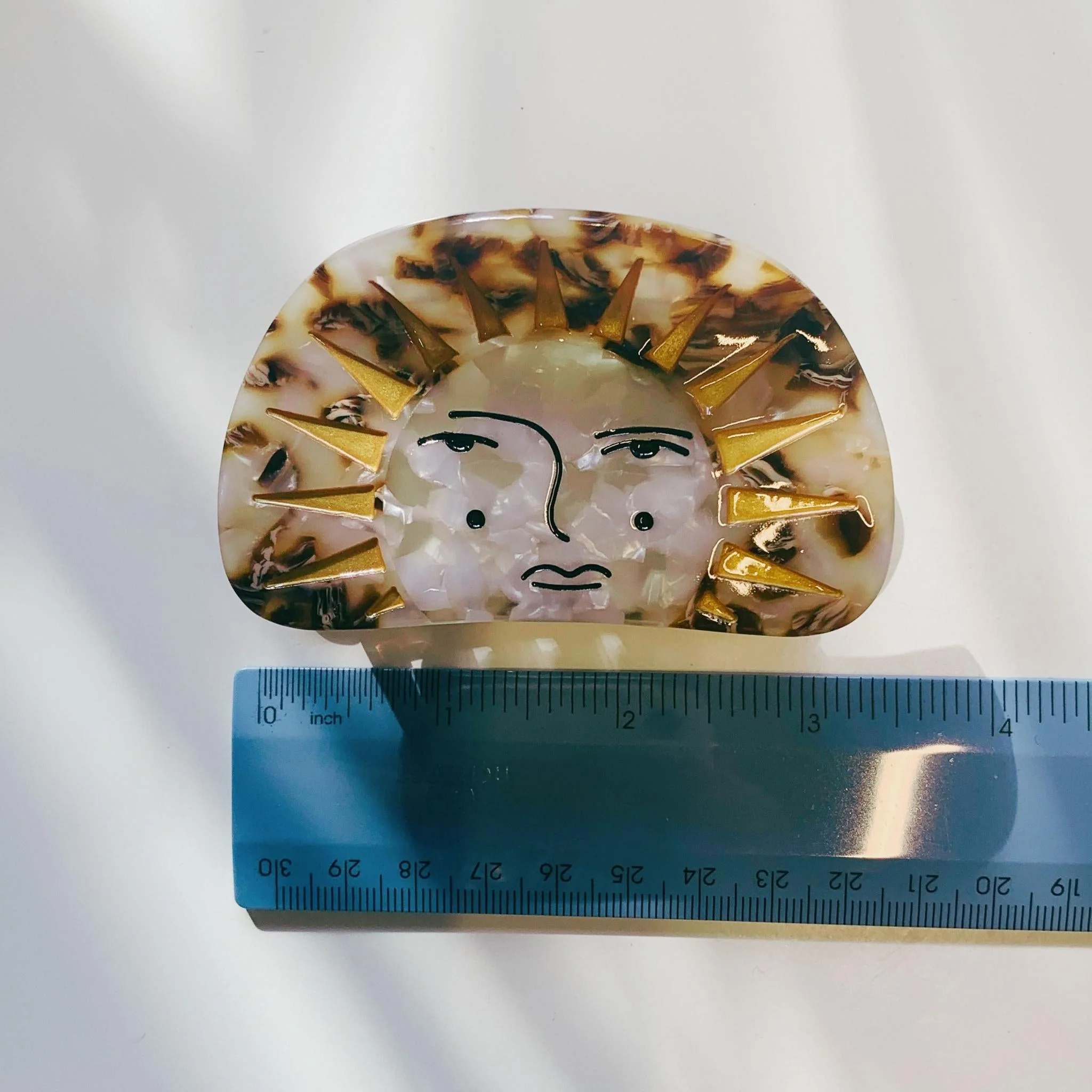 Velvet Claws Mr. Golden Sun Hair Clip - Image 10