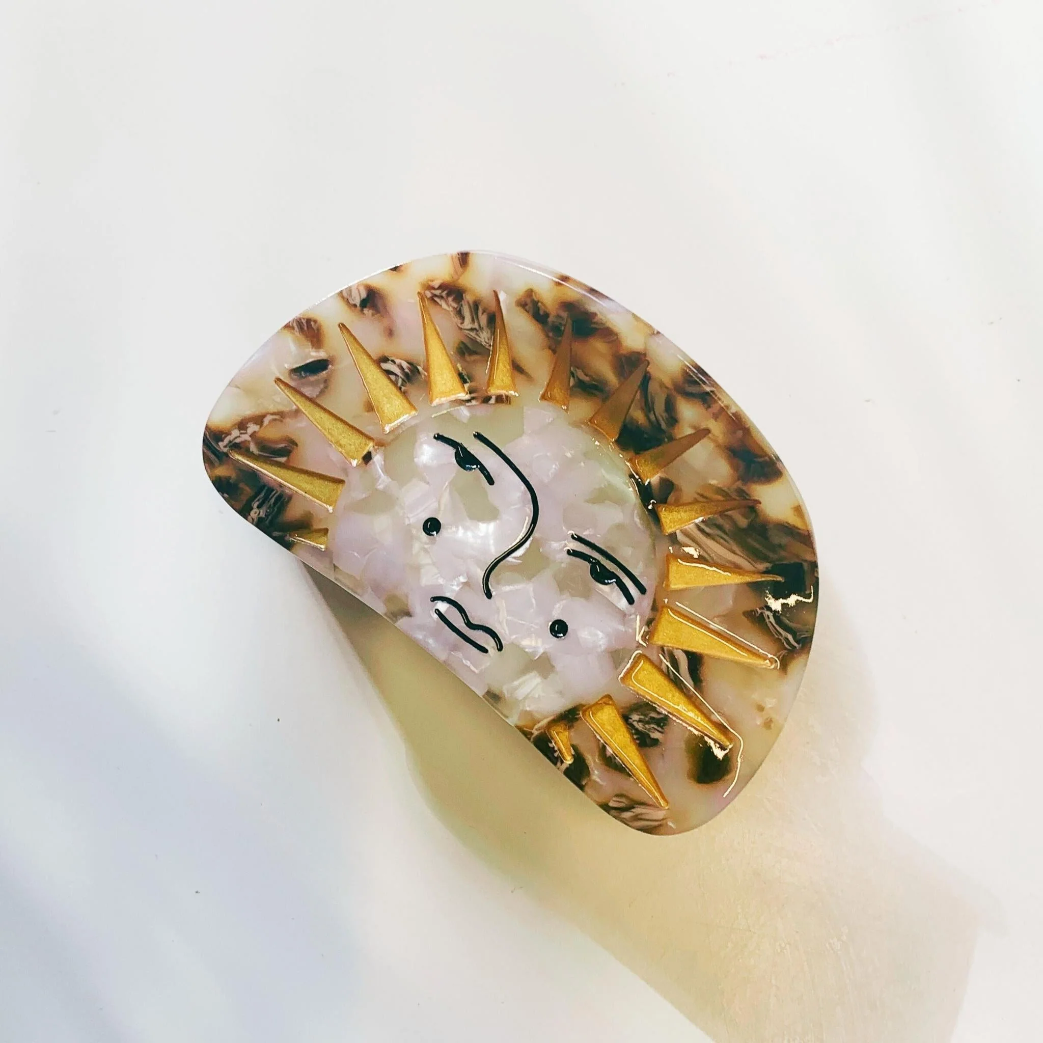 Velvet Claws Mr. Golden Sun Hair Clip - Image 3