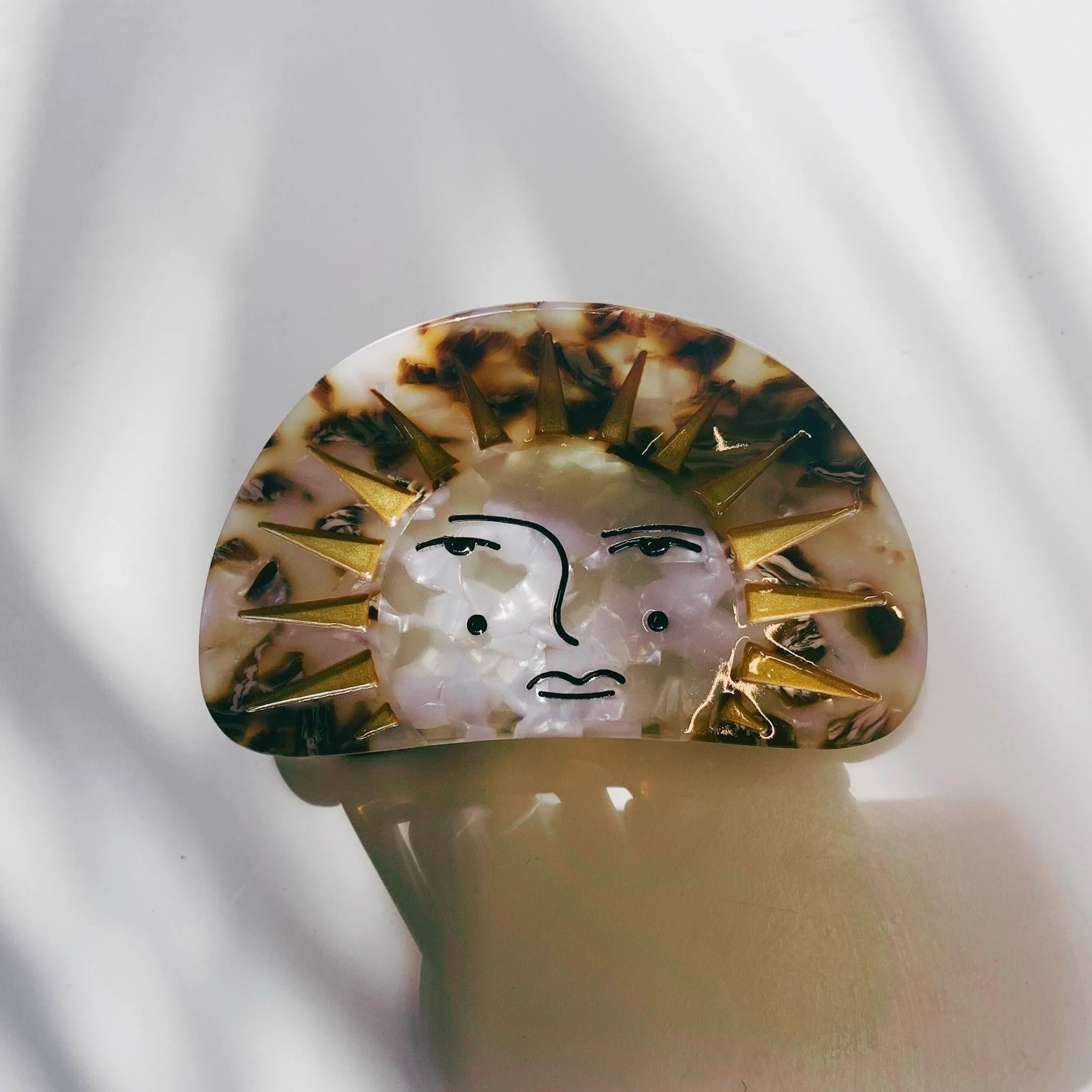 Velvet Claws Mr. Golden Sun Hair Clip - Image 8