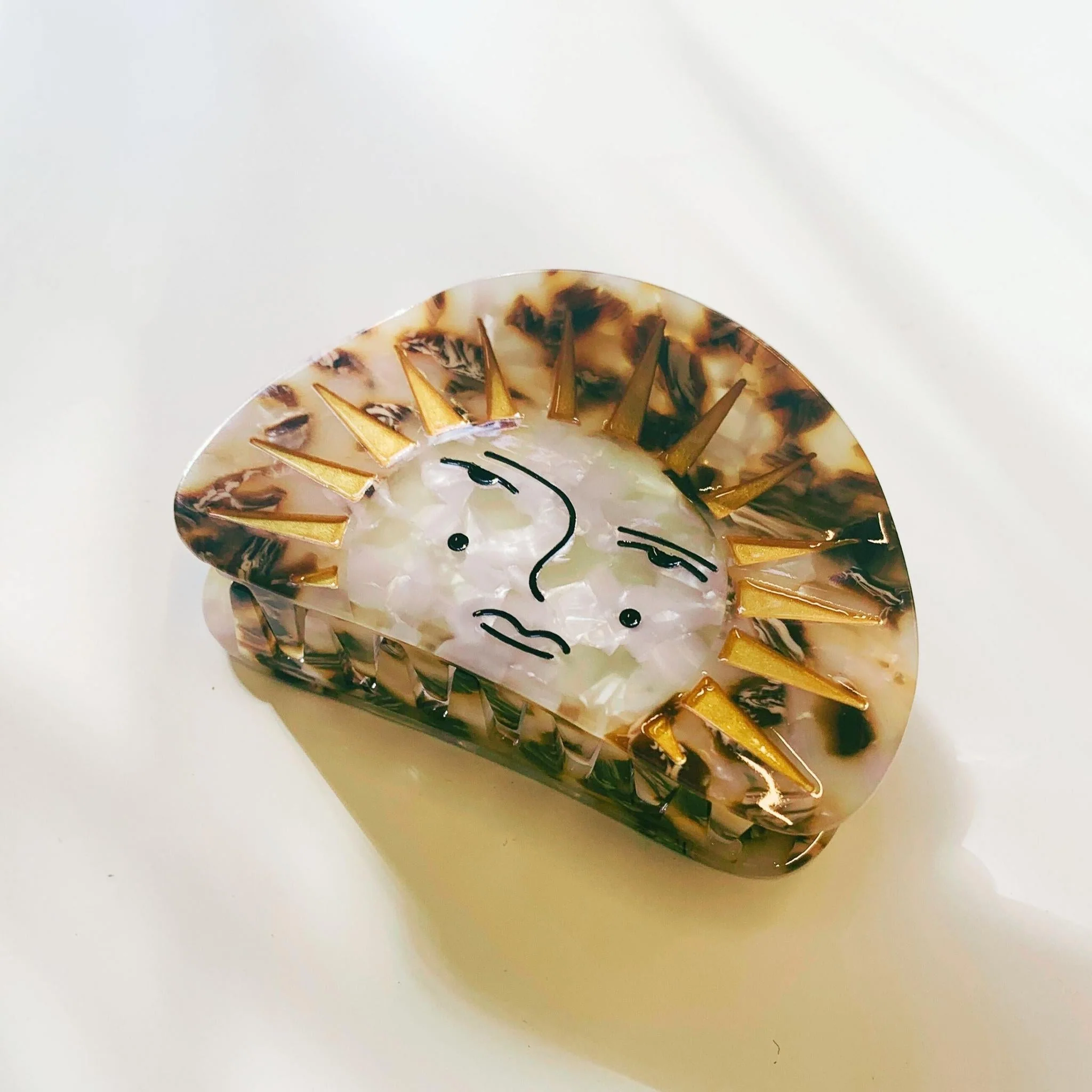 Velvet Claws Mr. Golden Sun Hair Clip - Image 9