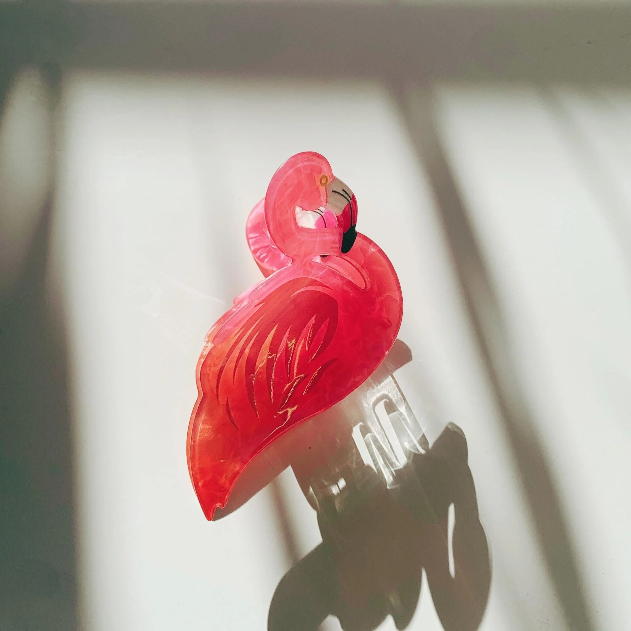 Velvet Claws Pink Flamingo Hair Clip - Image 3