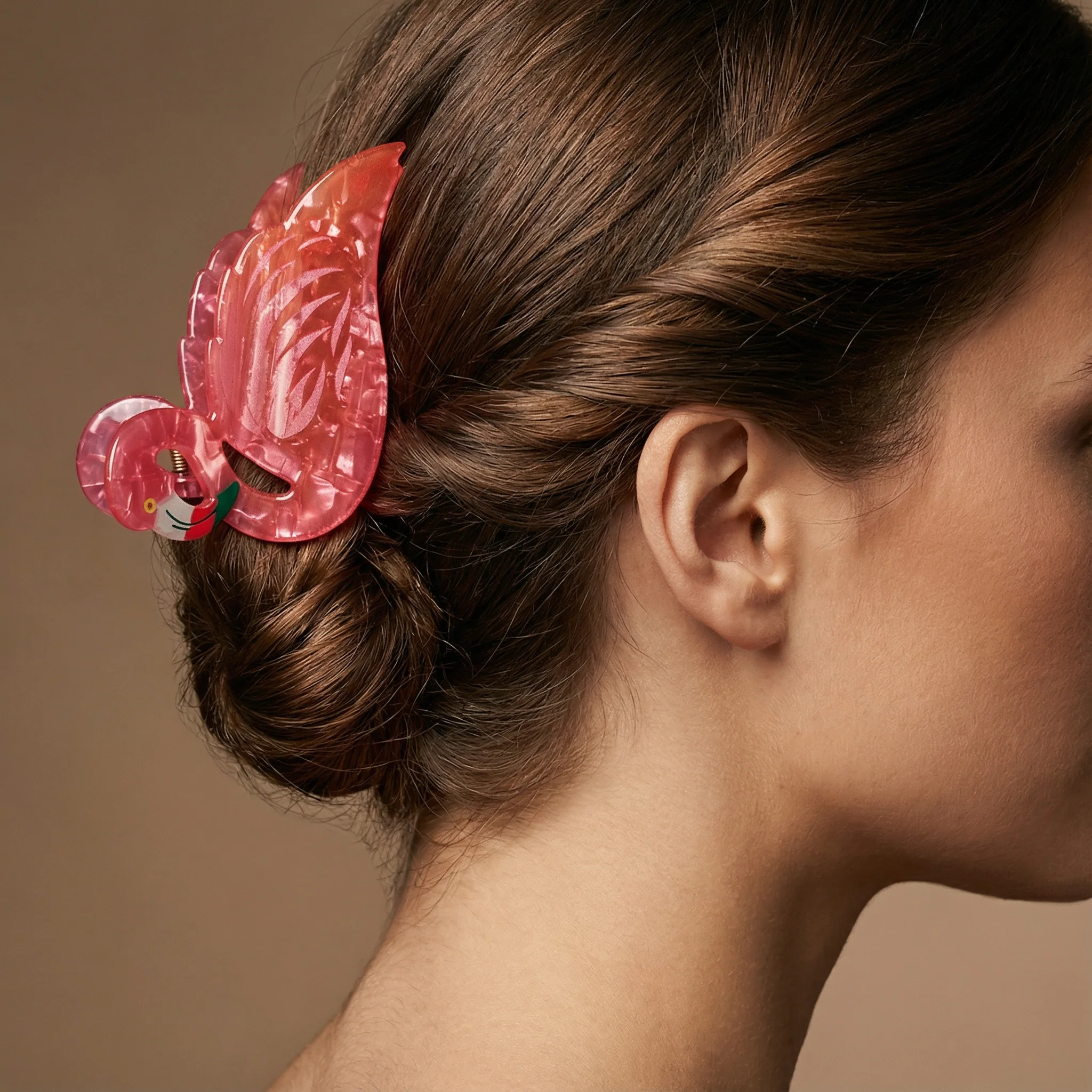Velvet Claws Pink Flamingo Hair Clip - Image 6