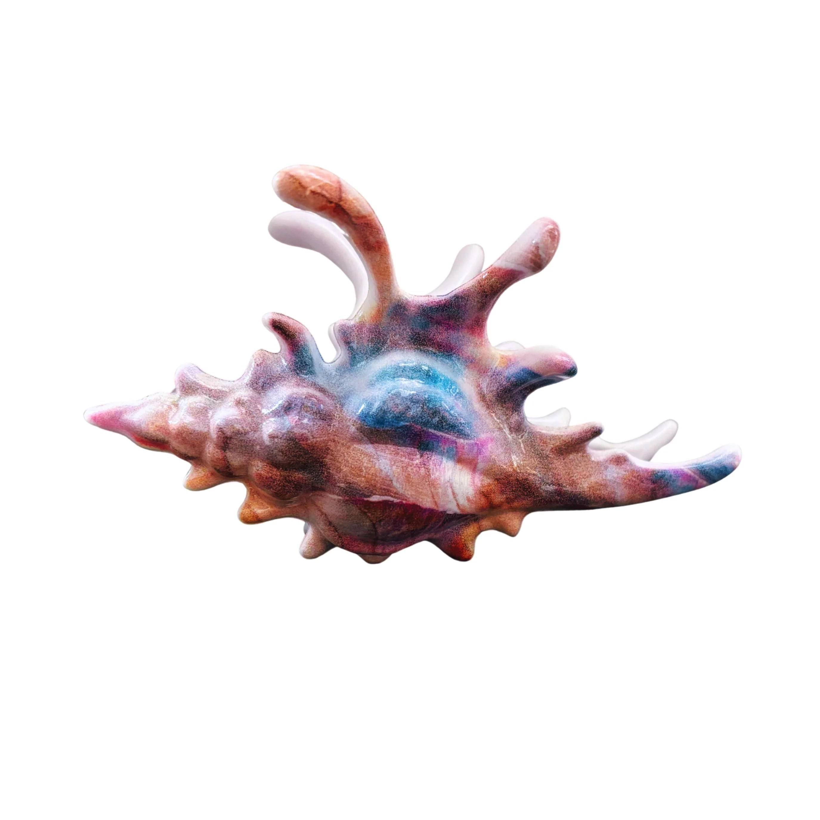 Velvet Claws Realistic Conch Shell Hair Claw in Mermaid Colors - Image 11