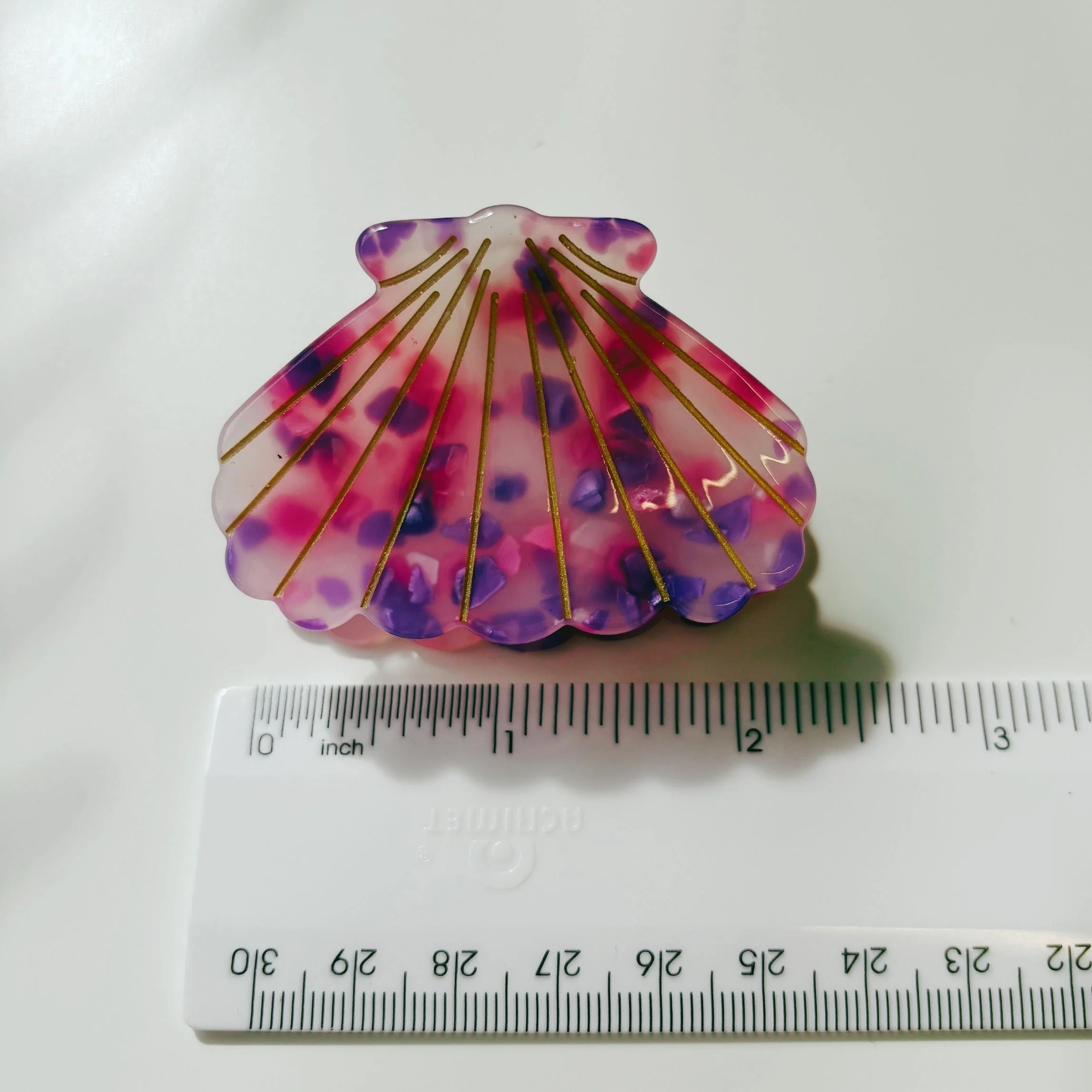 Velvet Claws Seashell Claw Set of 2: Pearl and Purple | Hair Claw Clip - Image 11