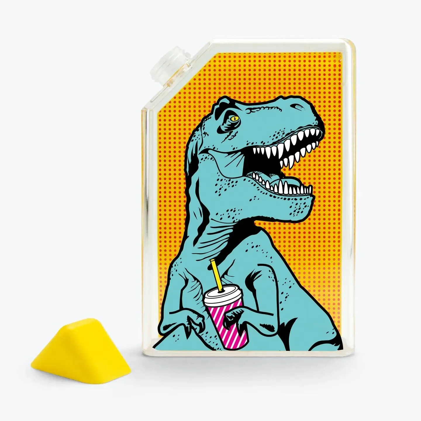 Velvet Claws T-Rex Hair Claw and T-Rex Flask Style Pop Art Water Bottle Bundle - Image 3