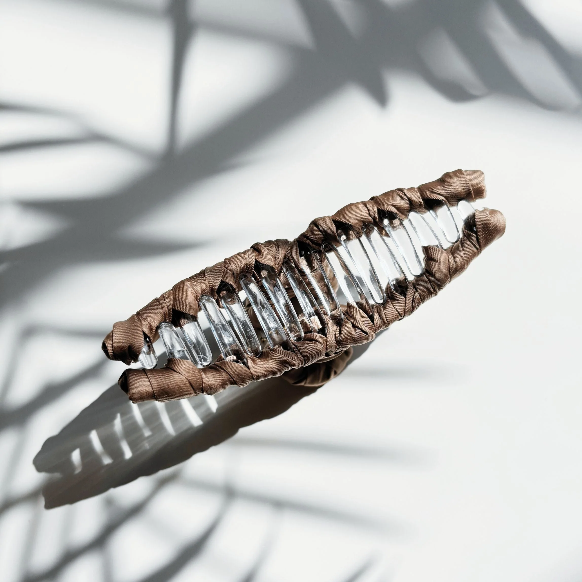 Velvet Claws Ultra Profesh Satin Wrapped Thin Hair Claw in Bronze - Image 10