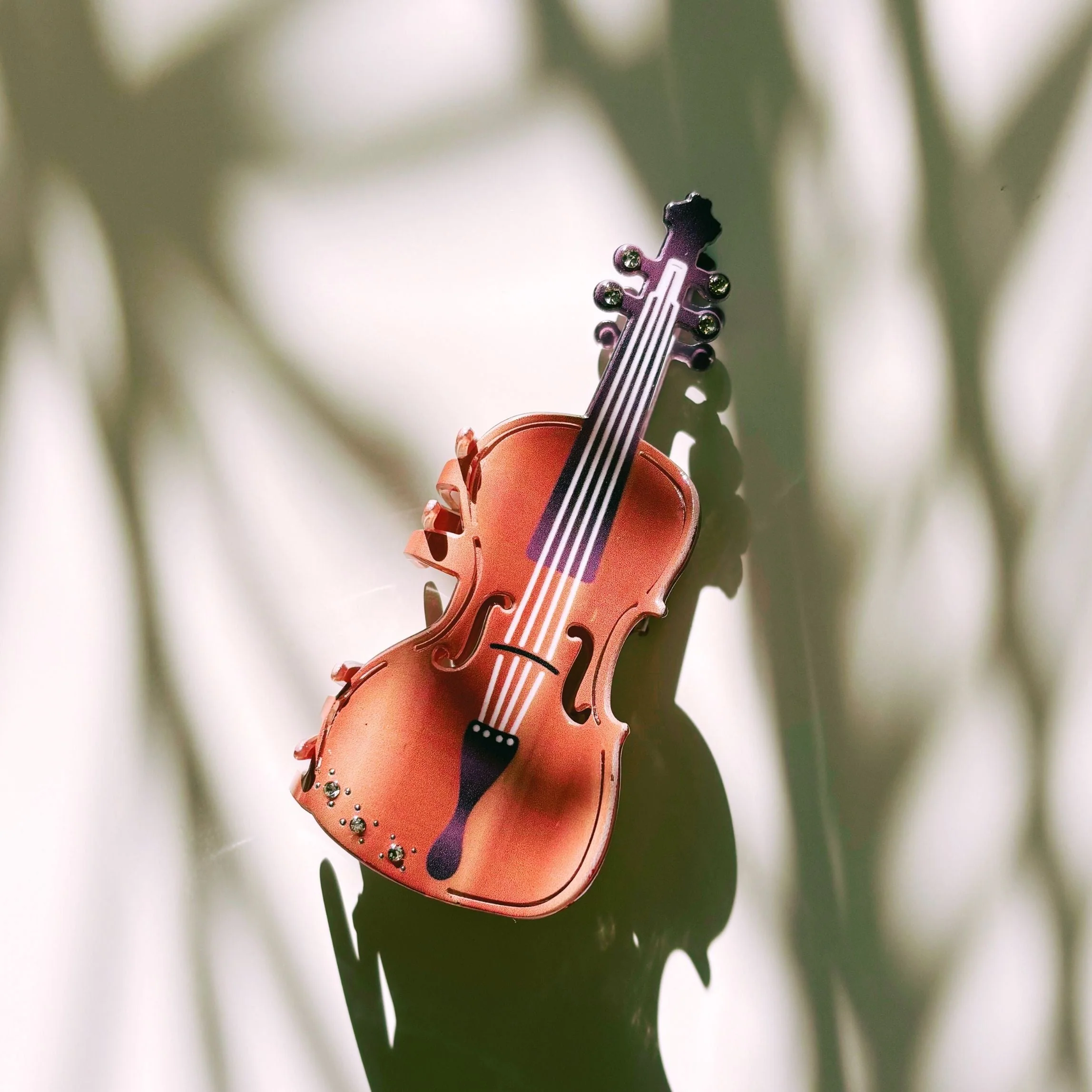 Velvet Claws Violin Hair Claw | Music Lover Claw Clip - Image 4