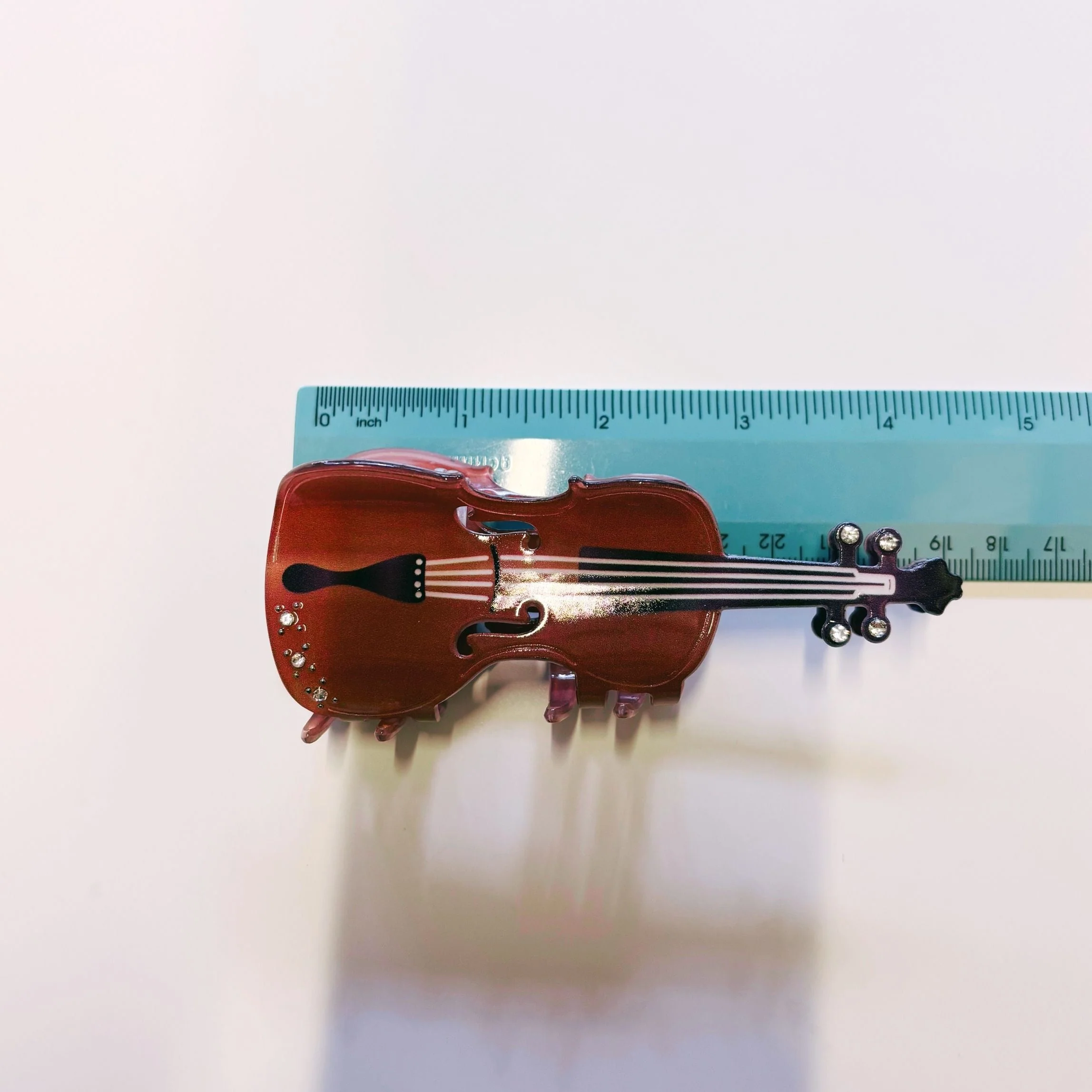 Velvet Claws Violin Hair Claw | Music Lover Claw Clip - Image 6