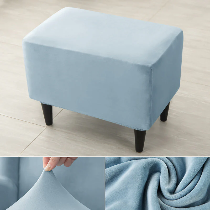 Velvet Wing Chair Cover Stretch Spandex Wingback Chair Cover Elastic Armchair Cover Sofa Covers with Seat Cushion Cover - Image 29