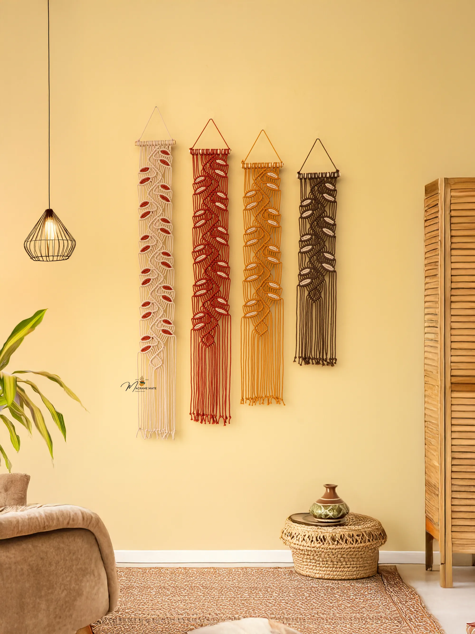 Vesta Earth Macrame Wall Hangings - Image 5