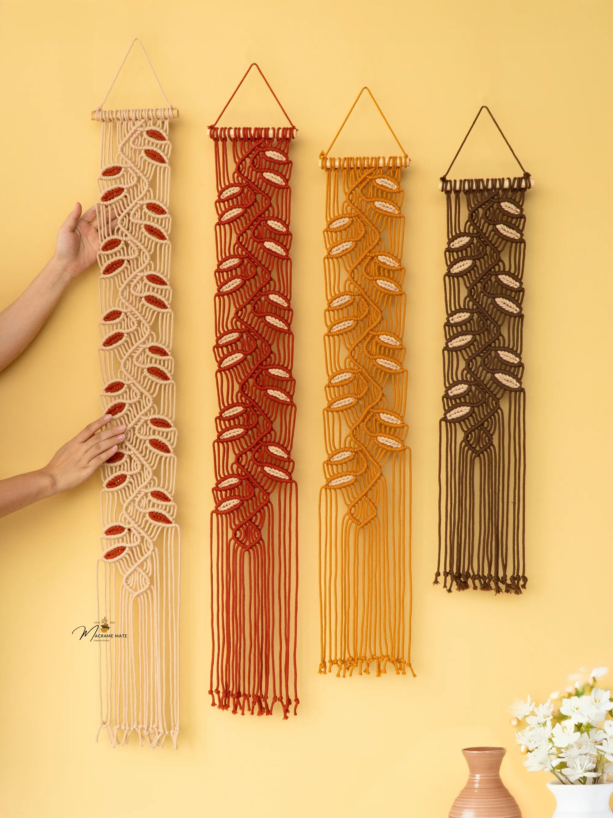 Vesta Earth Macrame Wall Hangings - Image 6