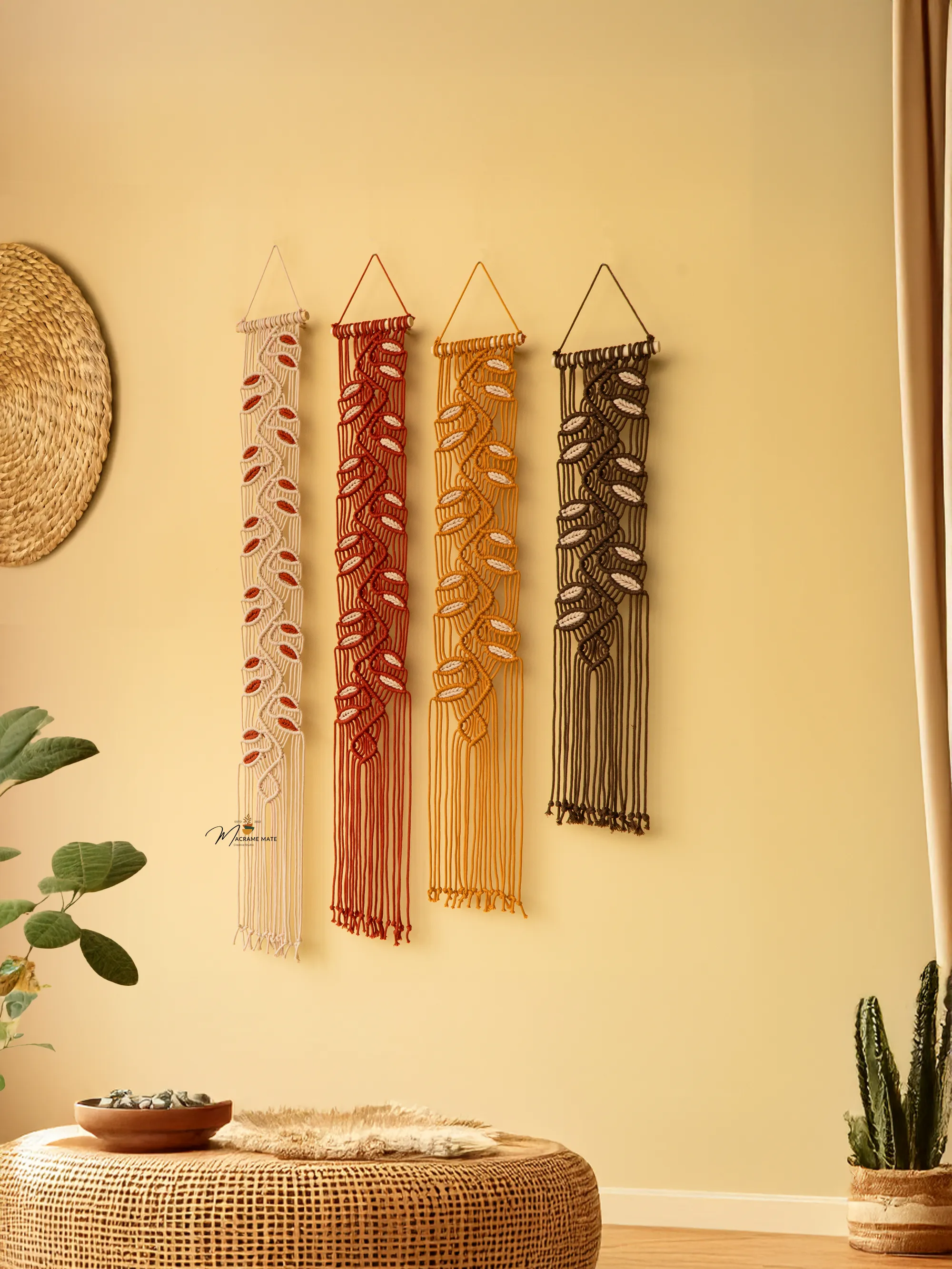 Vesta Earth Macrame Wall Hangings - Image 7