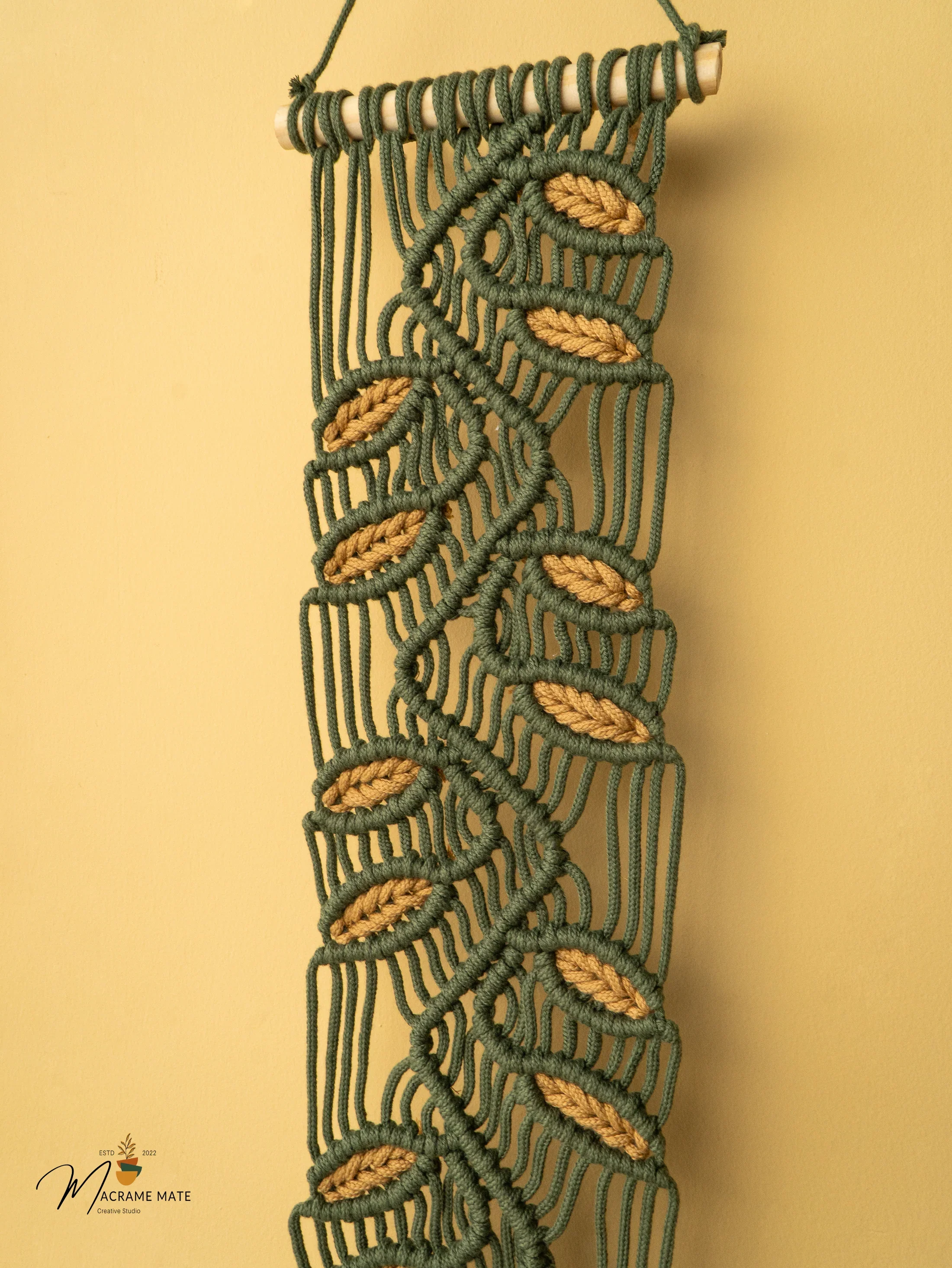 Vesta Green Macrame Wall Hangings - Image 10