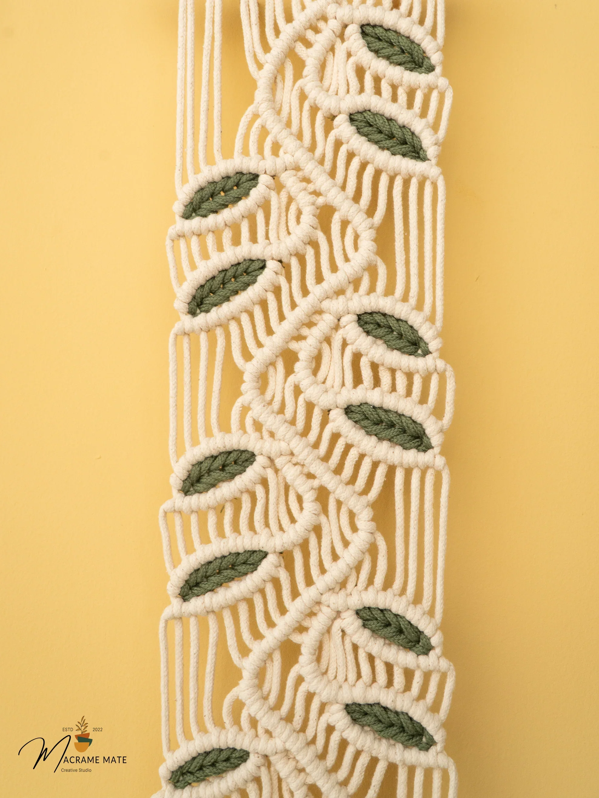 Vesta Green Macrame Wall Hangings - Image 9
