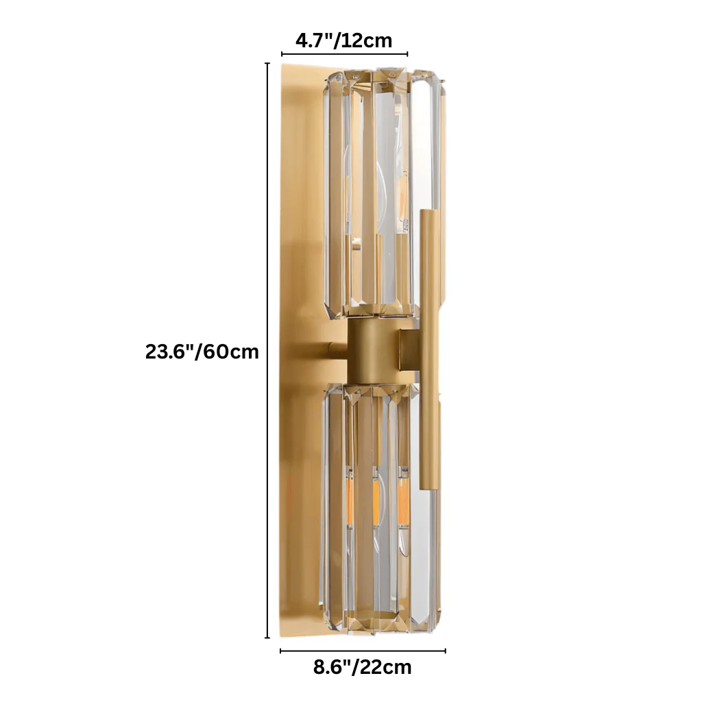 Vexa Wall Lamp - Modern Crystal Design - Image 12