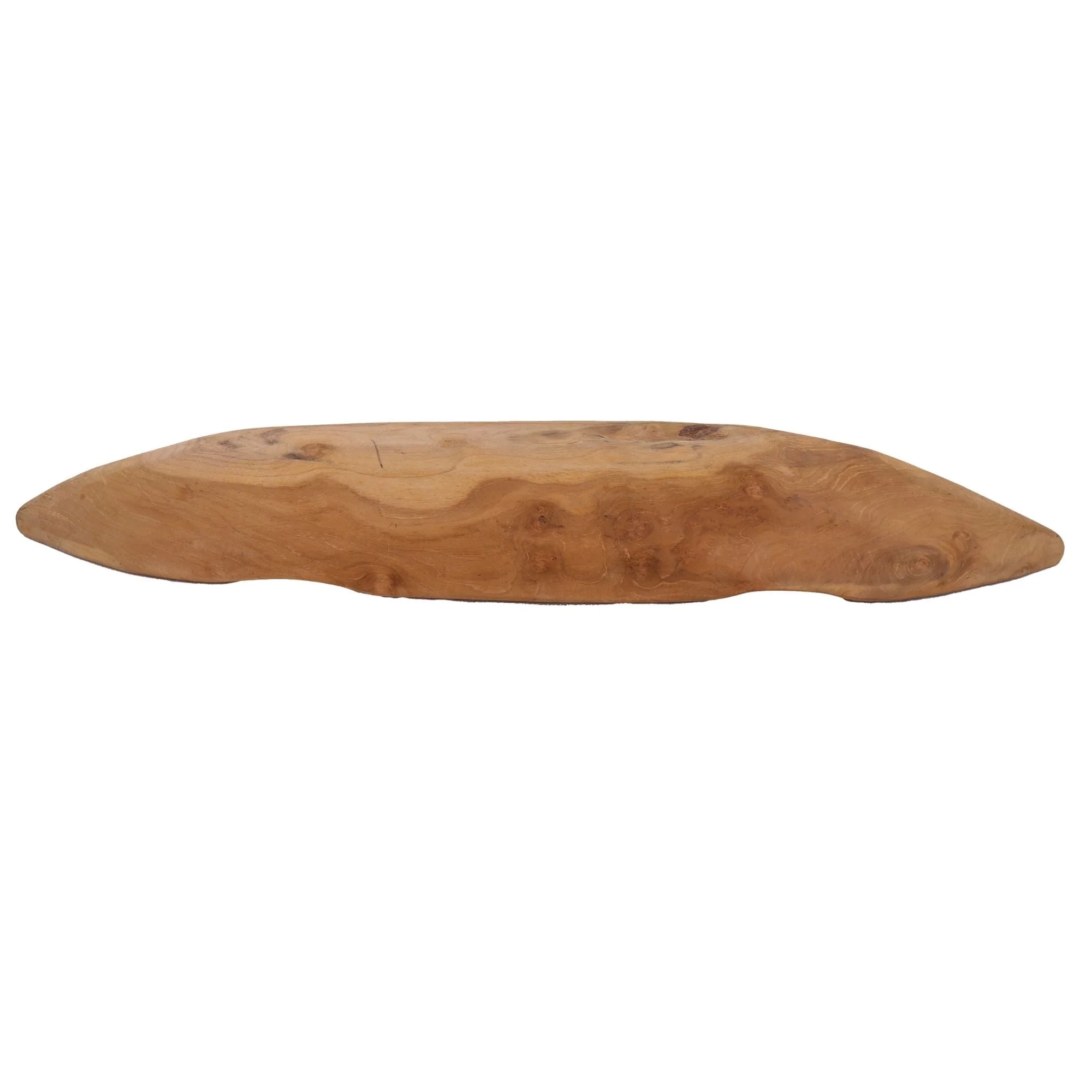 Viking Boat Natural Teak Table Centerpiece - Image 10