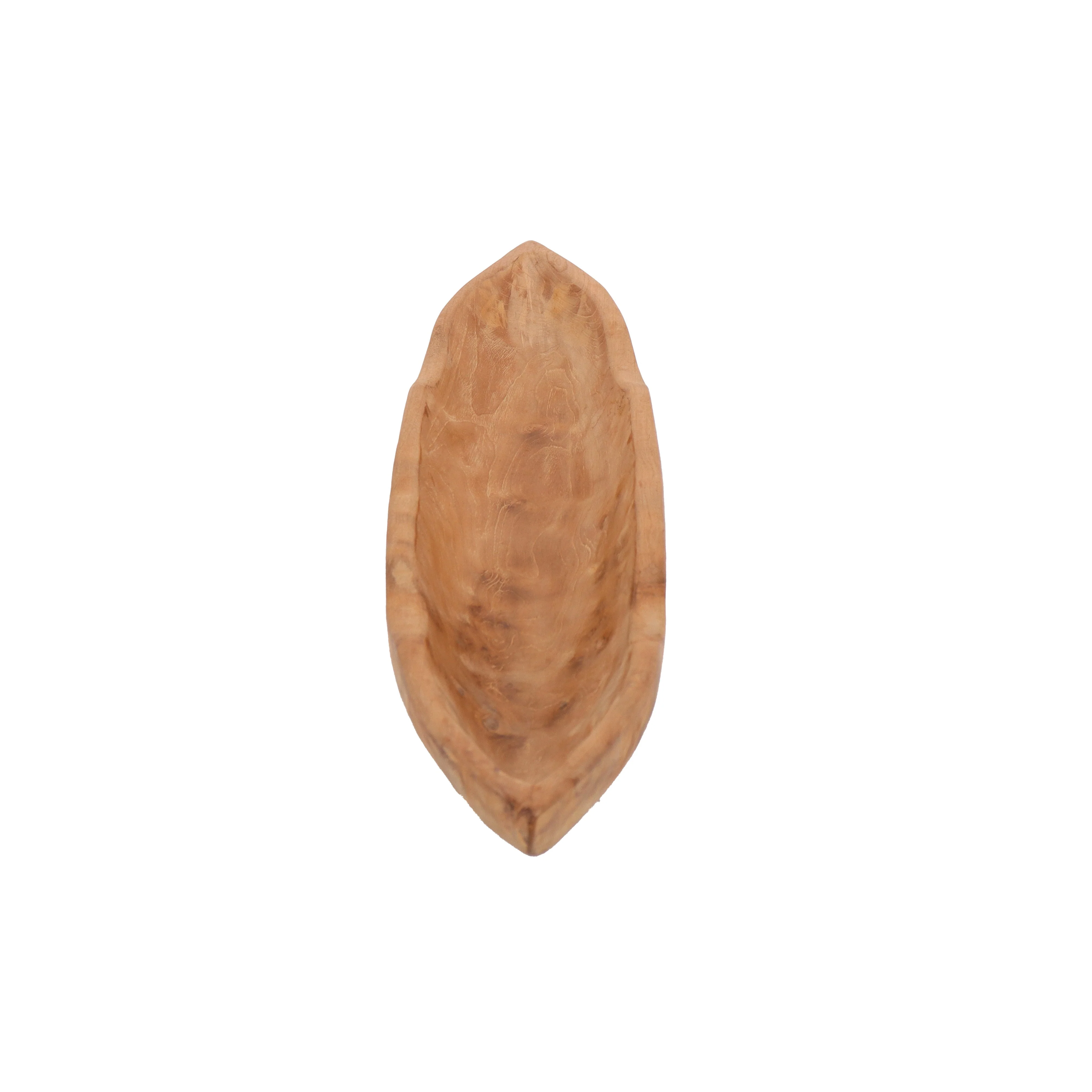 Viking Boat Natural Teak Table Centerpiece - Image 12