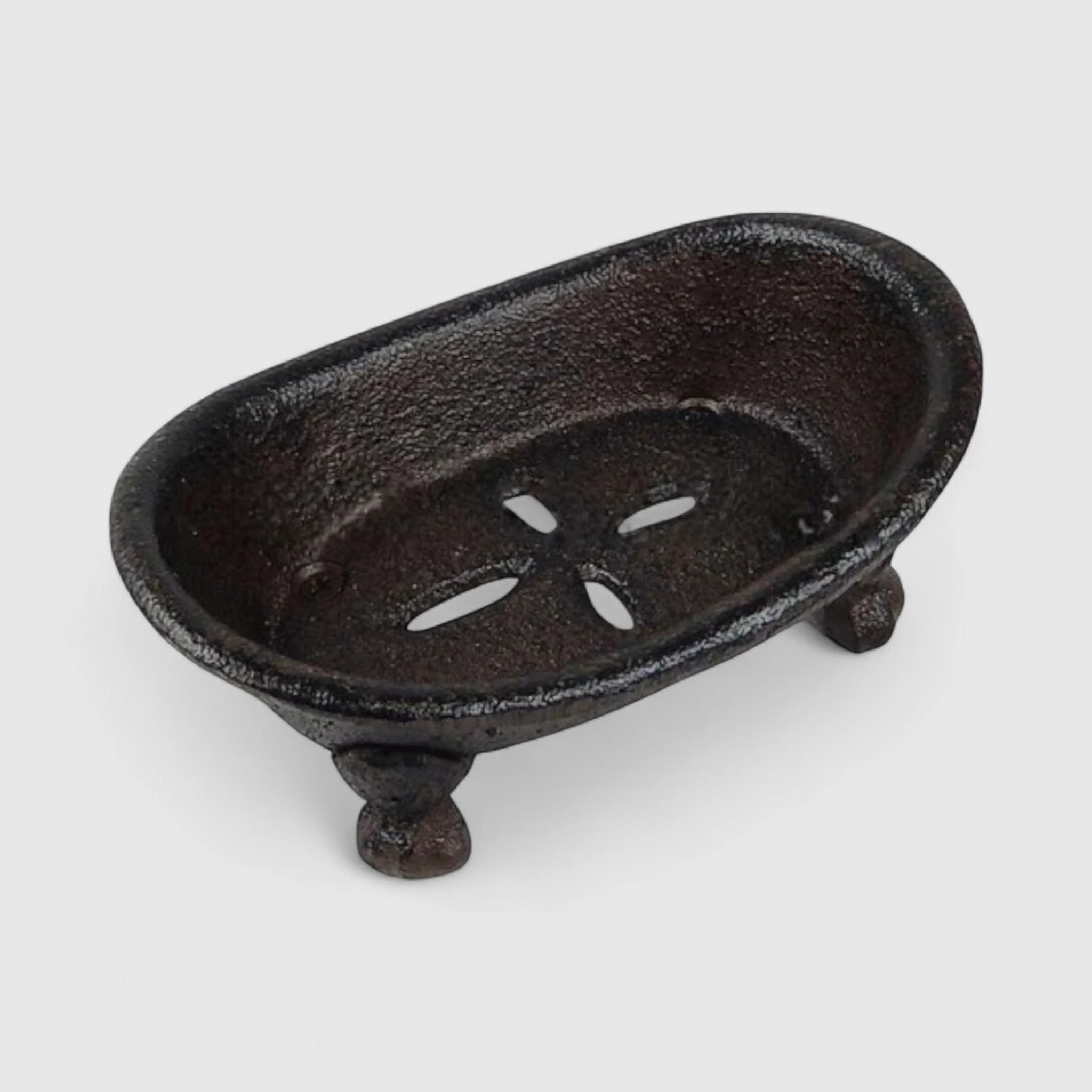 Vintage Cast Iron Bathtub Soap Dish, Antique-Style Bathroom Accessory - Image 2