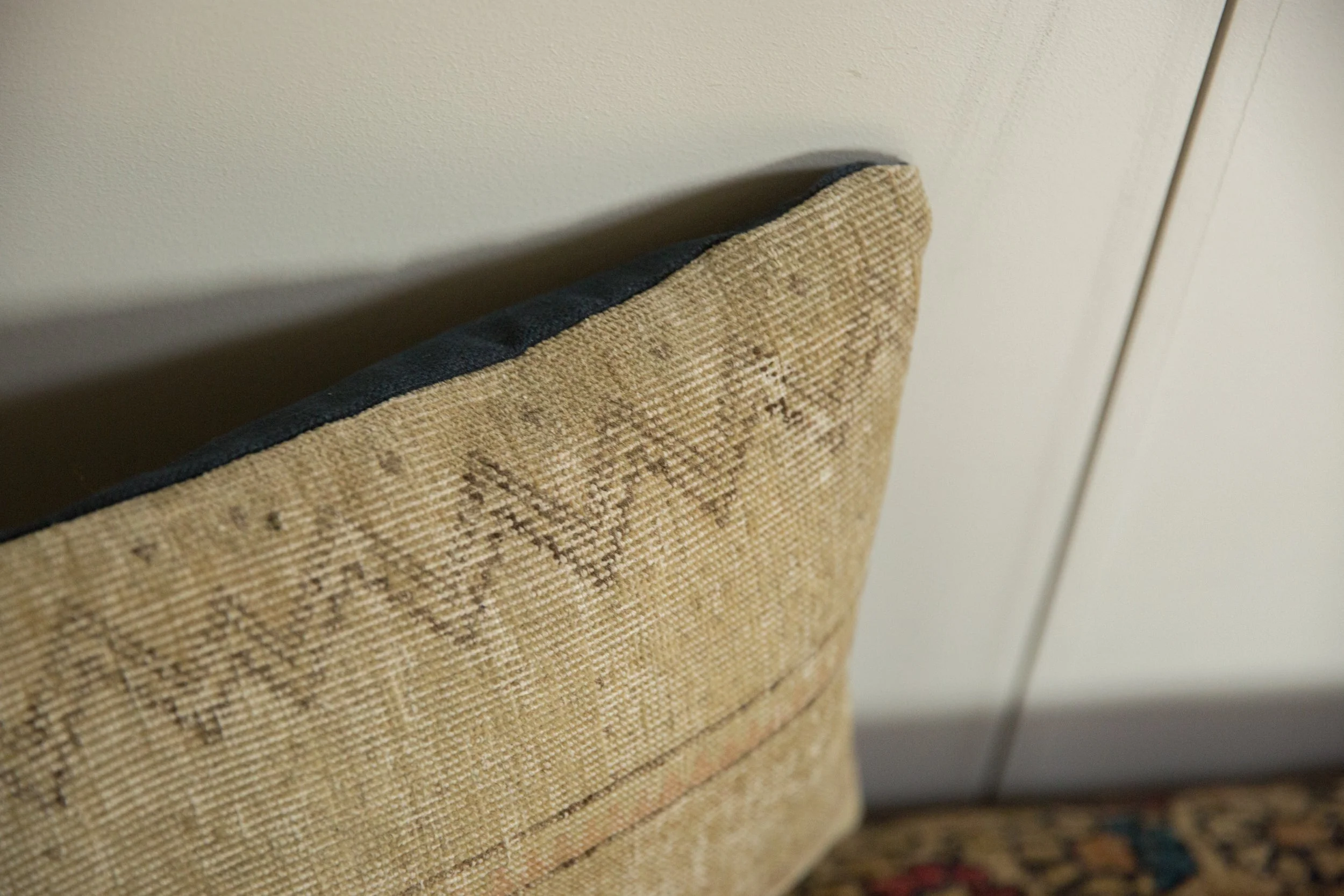 Vintage Northwest Persian Rug Fragment Pillow - Image 5