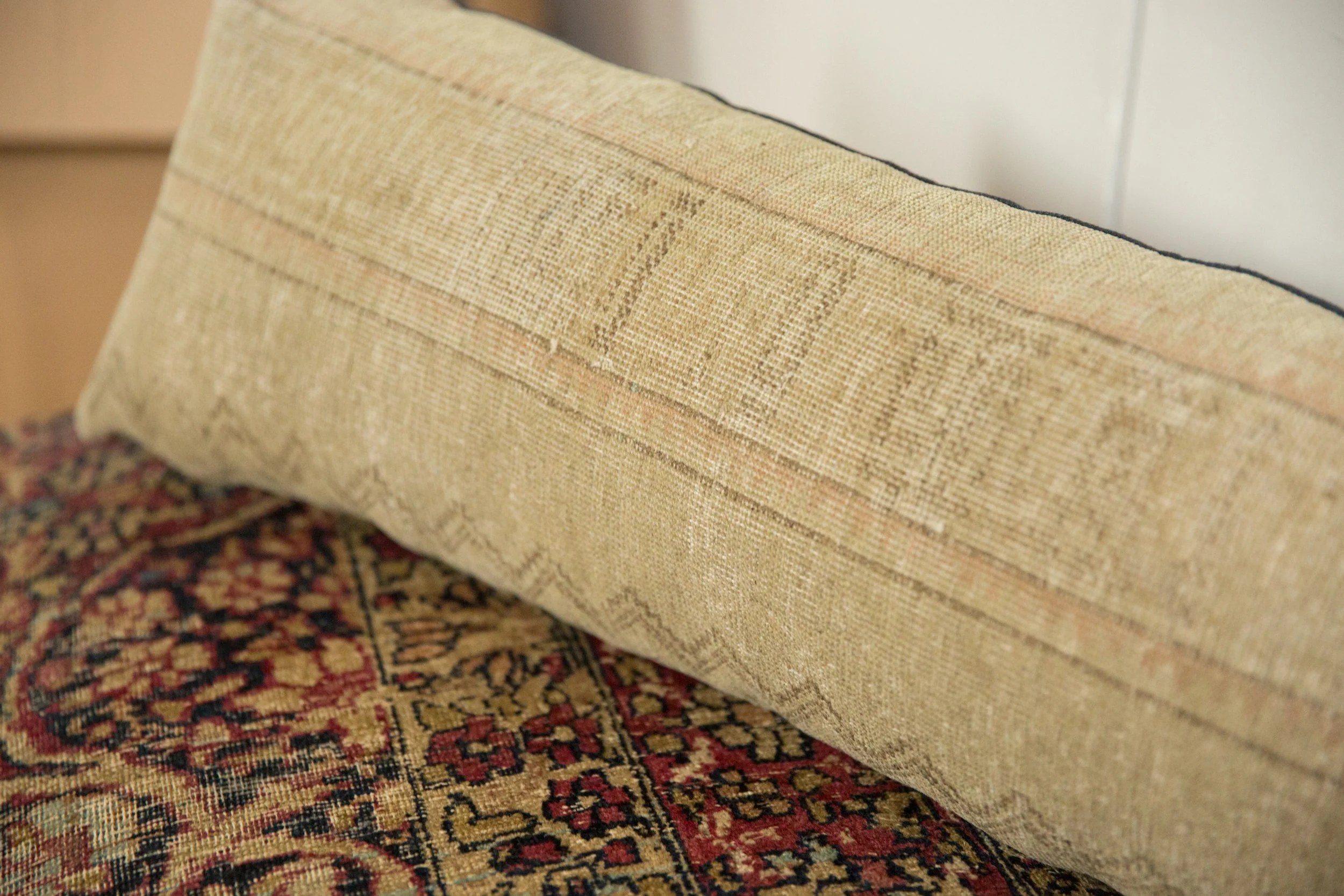 Vintage Northwest Persian Rug Fragment Pillow - Image 7