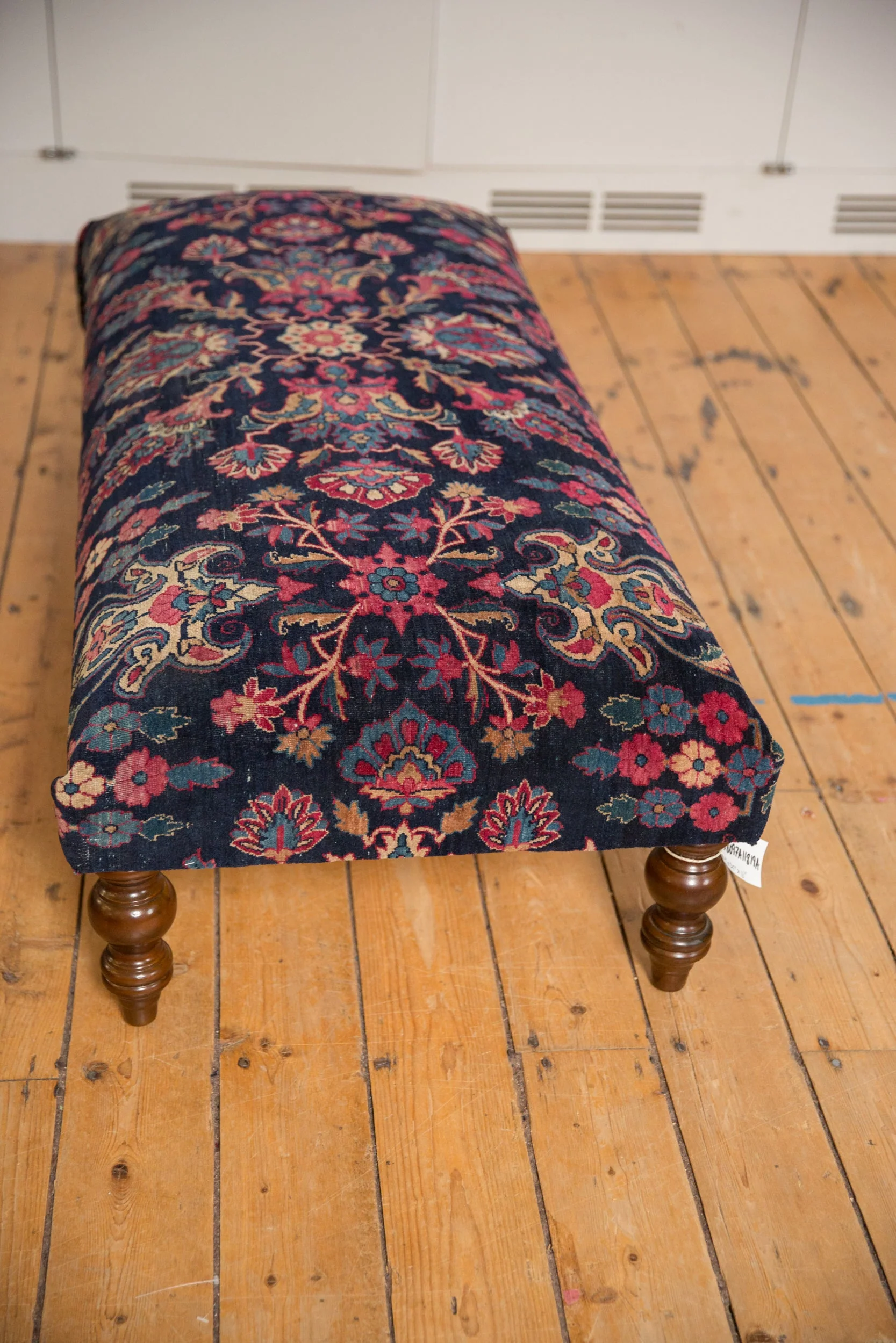 Vintage Persian Rug Ottoman Coffee Table - Image 10