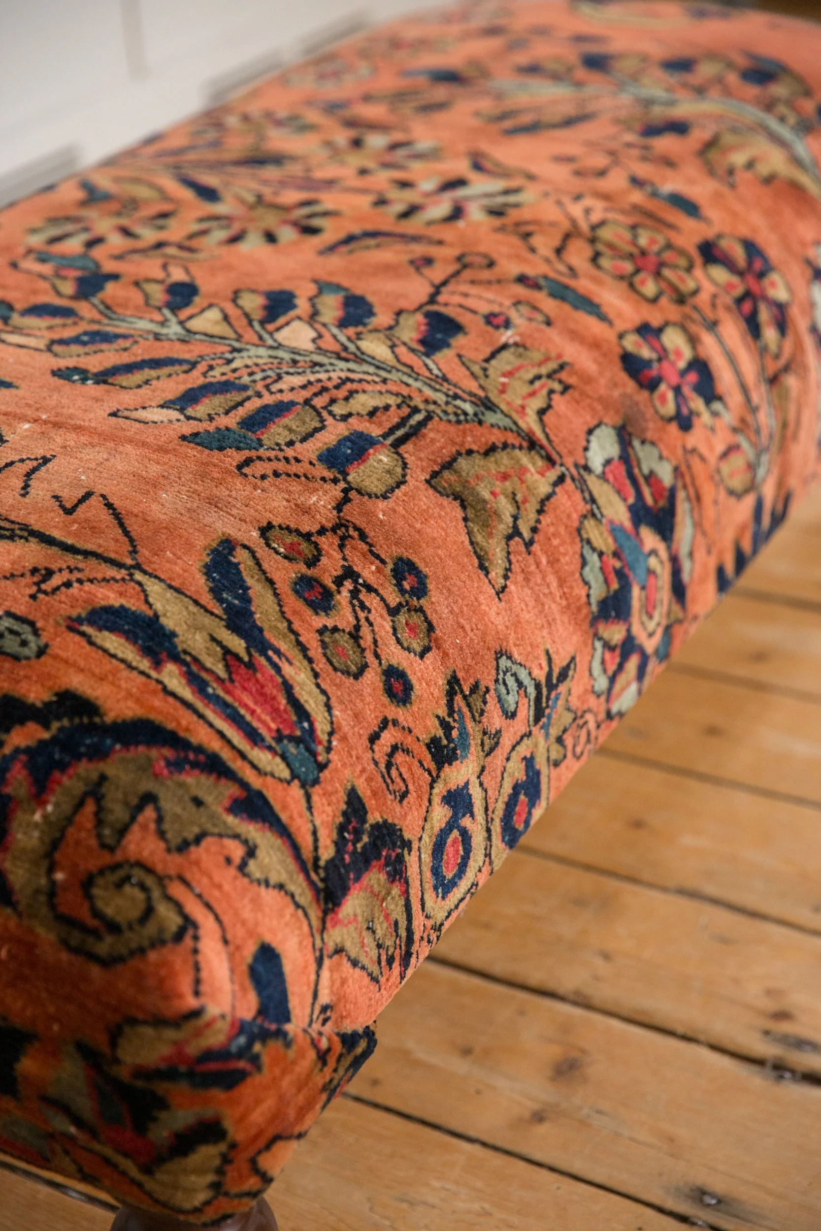 Vintage Persian Rug Ottoman Coffee Table - Image 3