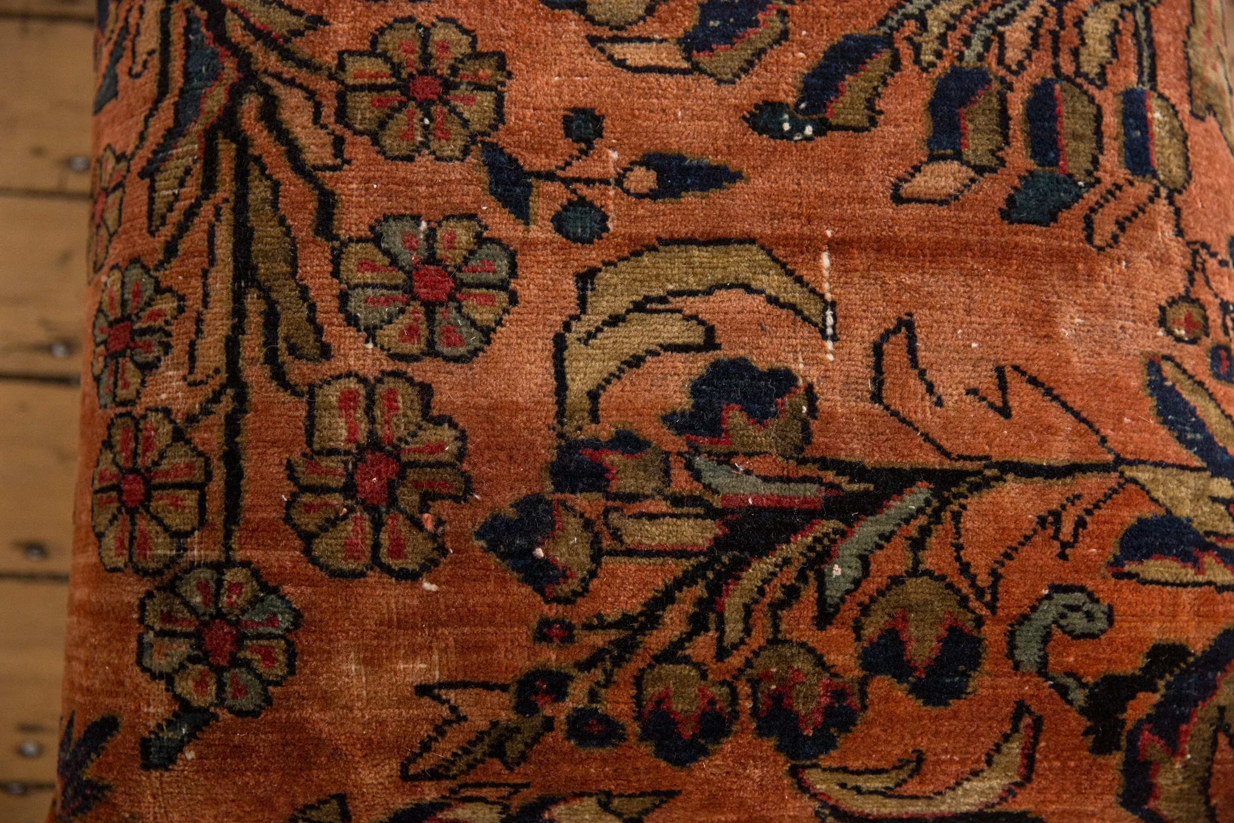Vintage Persian Rug Ottoman Coffee Table - Image 8