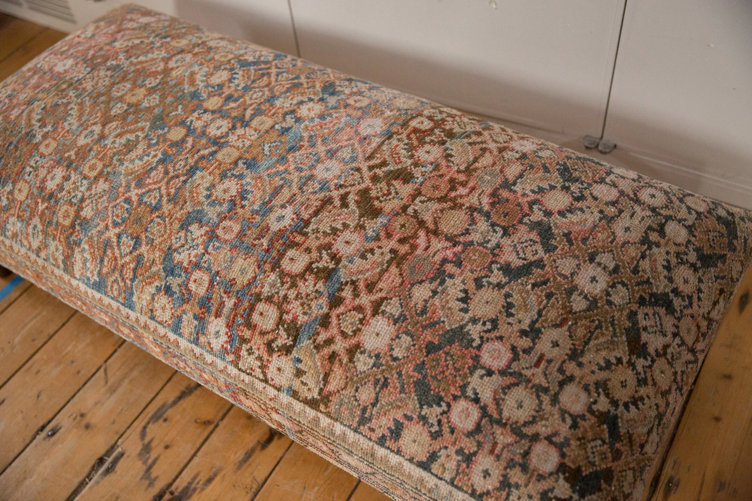 Vintage Persian Rug Ottoman Coffee Table - Image 4