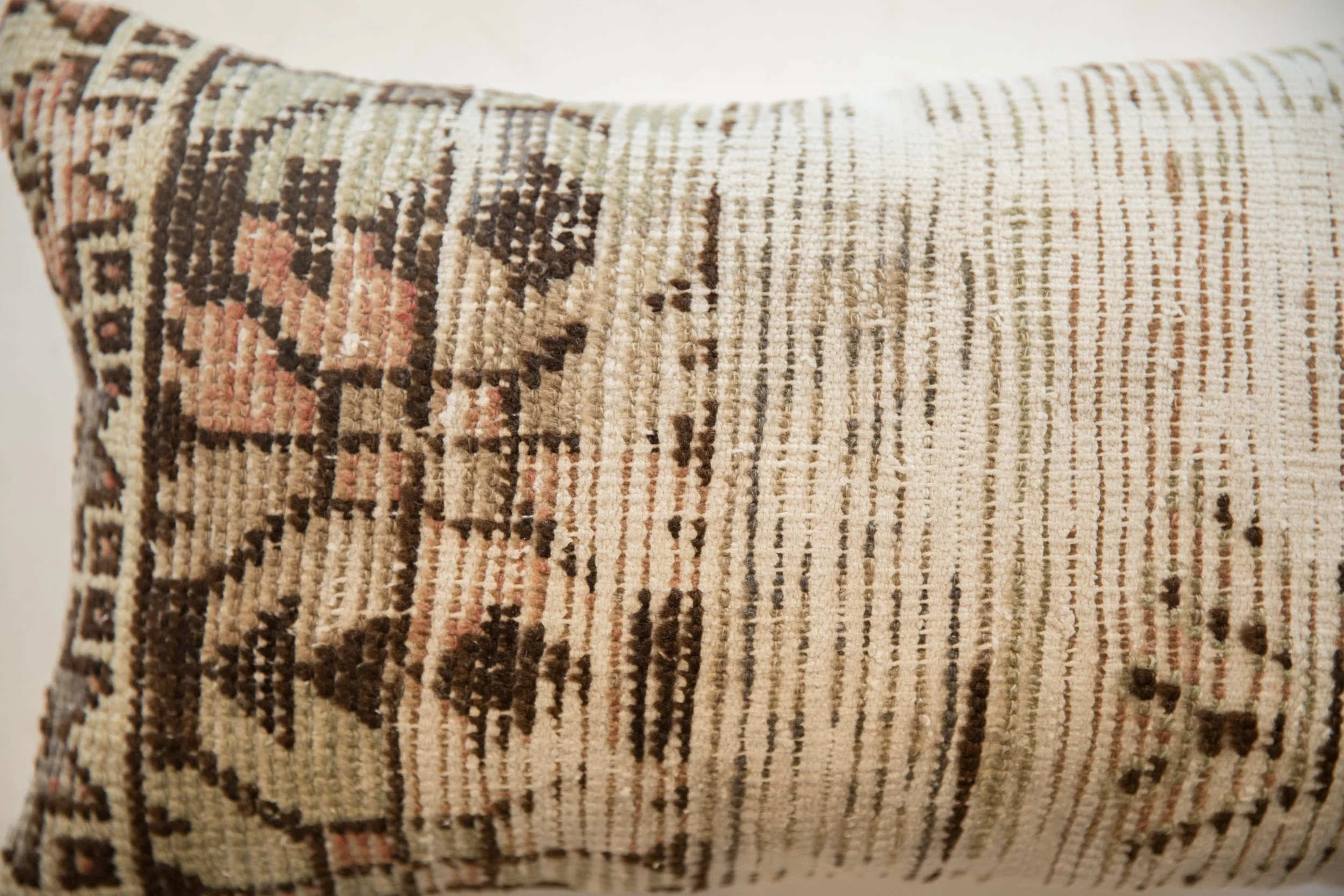 Vintage Rug Fragment Pillow - Image 2