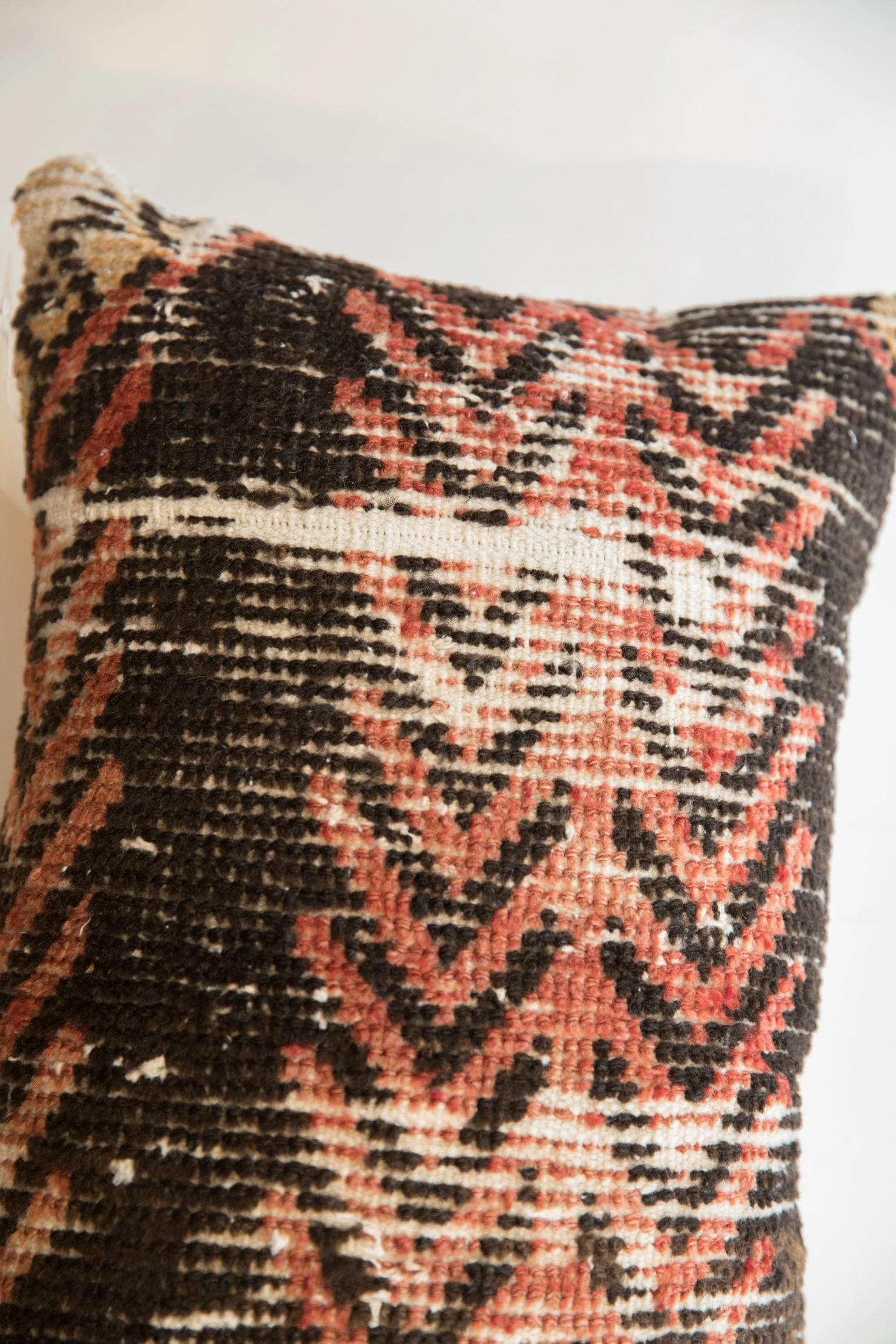Vintage Rug Fragment Pillow - Image 4