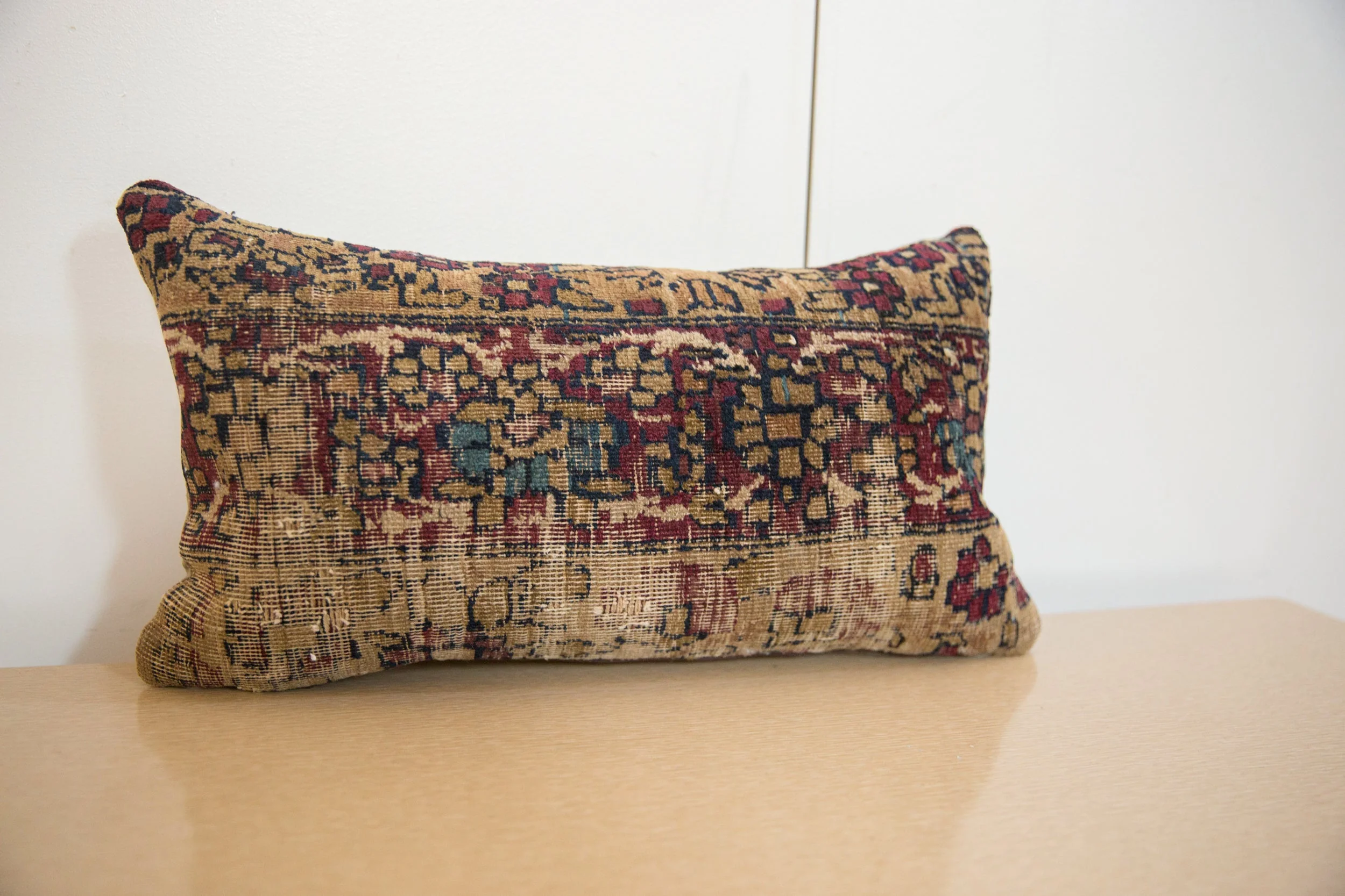 Vintage Rug Fragment Pillow - Image 3