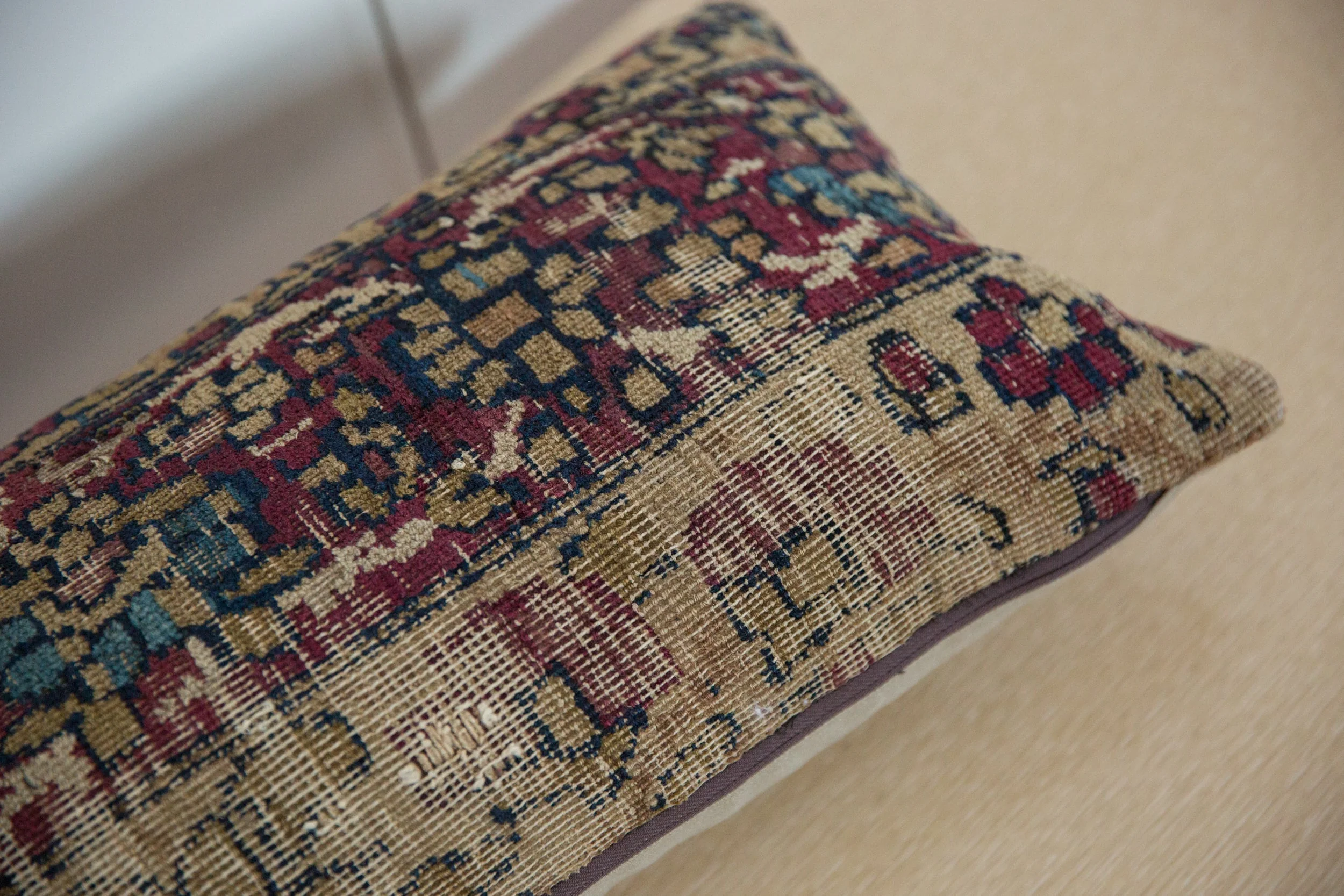 Vintage Rug Fragment Pillow - Image 8