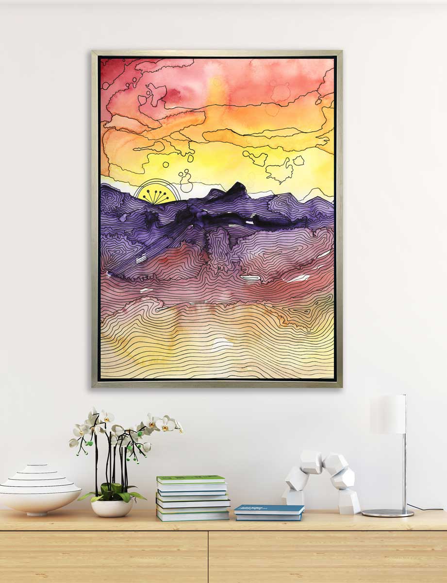 Violet Daze - Open Edition Canvas Print - Image 2